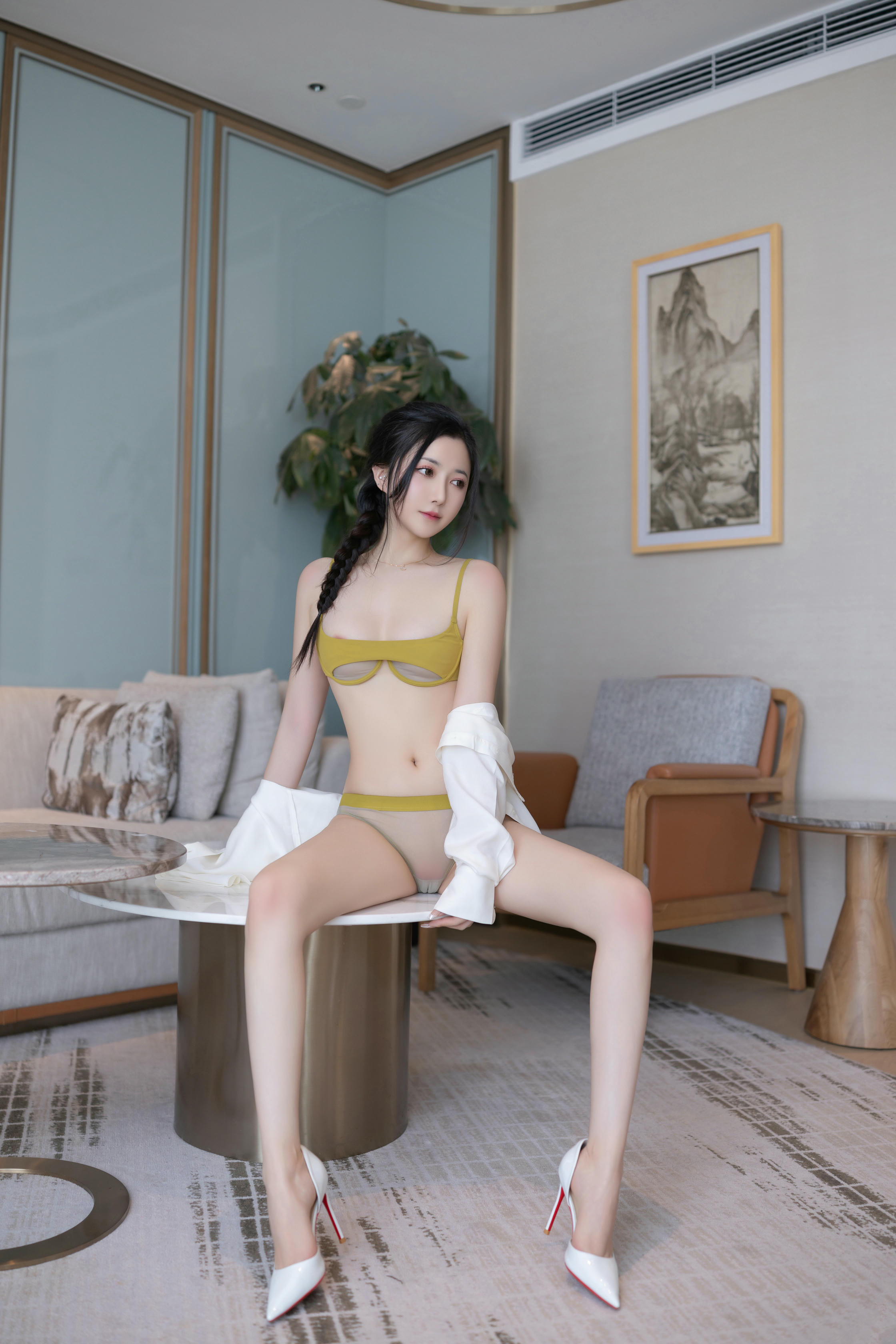 鱼子酱Fish NO.185 内购无水印 纯欲黄色丝袜 [80P 909MB]_第2集