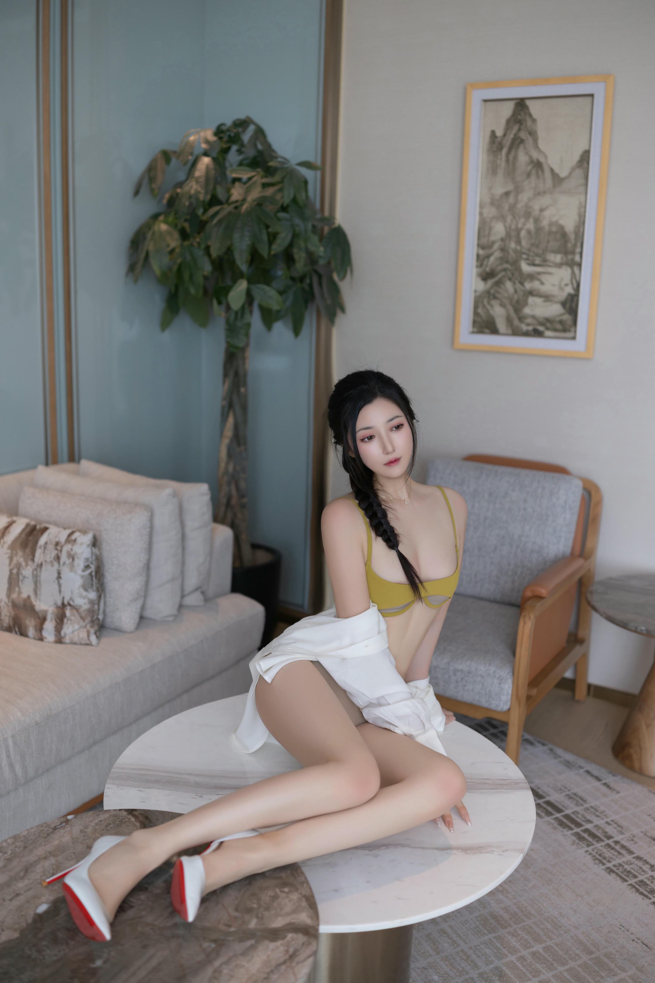 鱼子酱Fish NO.185 内购无水印 纯欲黄色丝袜 [80P 909MB]_第2集