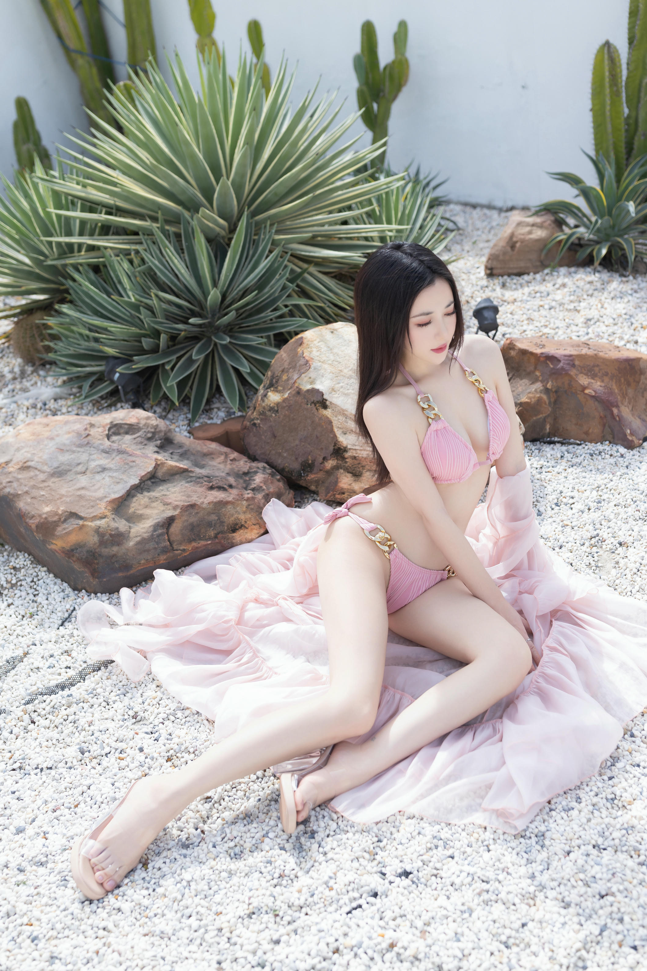 鱼子酱Fish NO.029 内购无水印 粉色比基尼 [124P 1.30 GB]_第3集