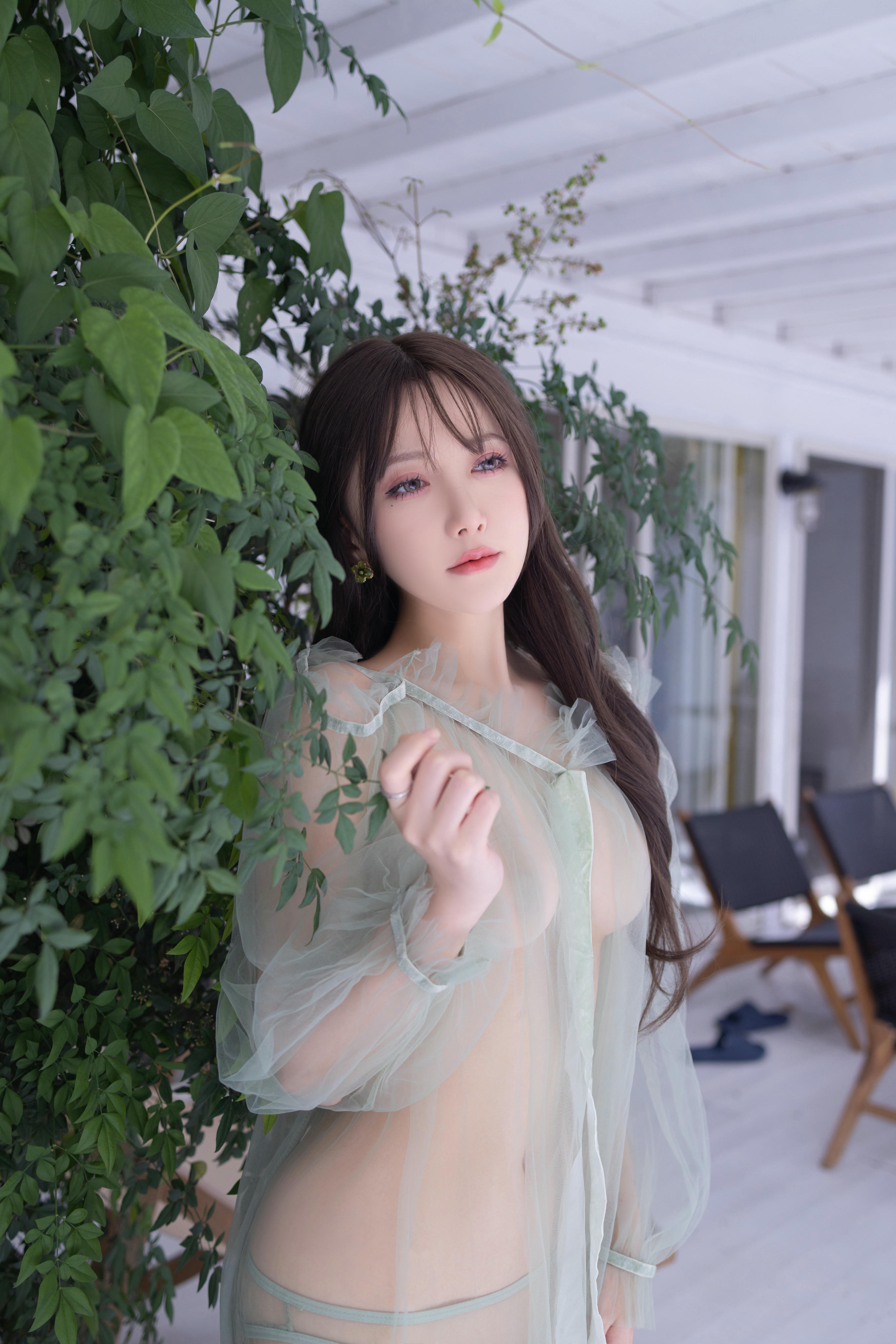 鱼子酱Fish NO.049 内购无水印 绿色薄纱 [120P2GB]_第1集