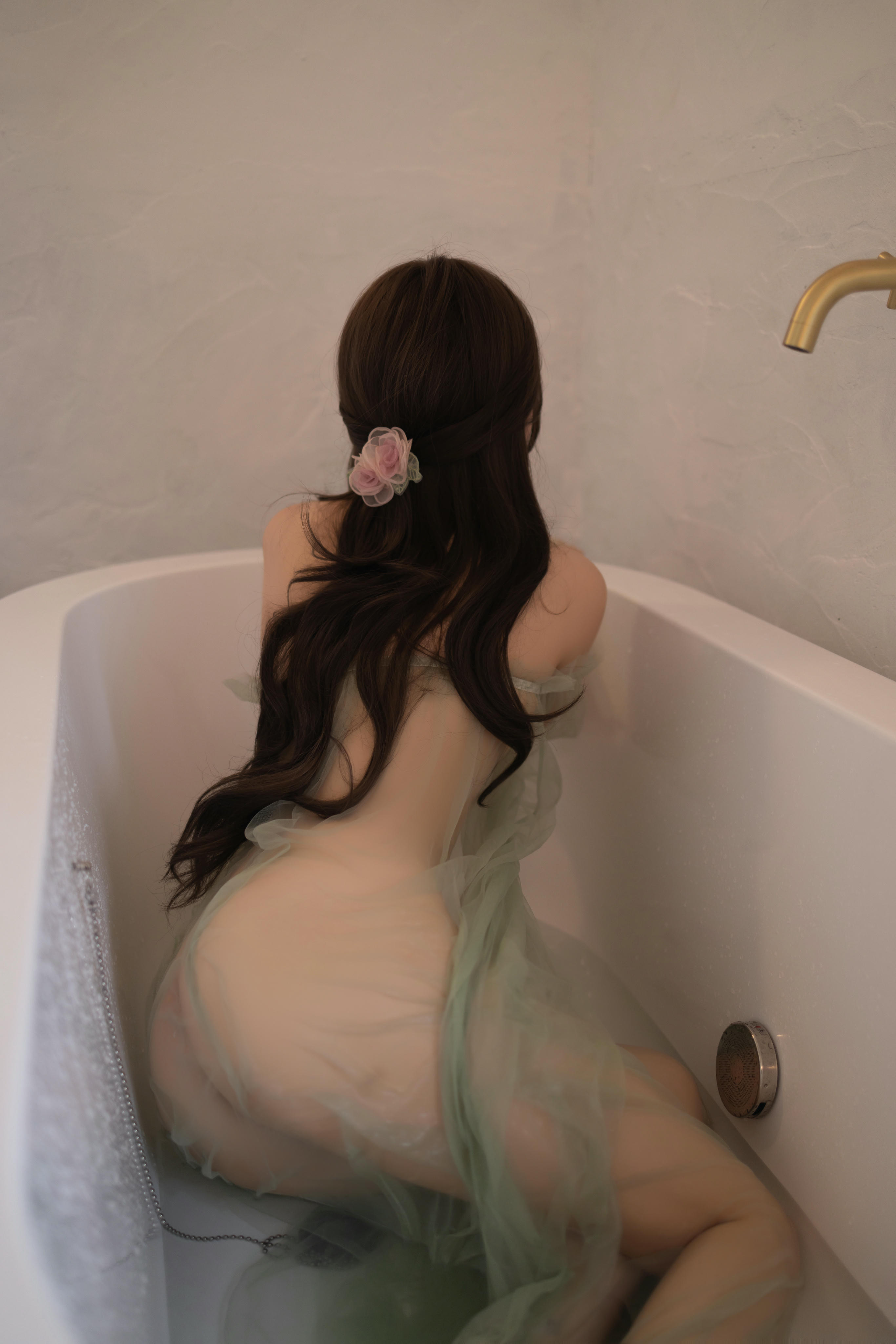 鱼子酱Fish NO.049 内购无水印 绿色薄纱 [120P2GB]_第6集