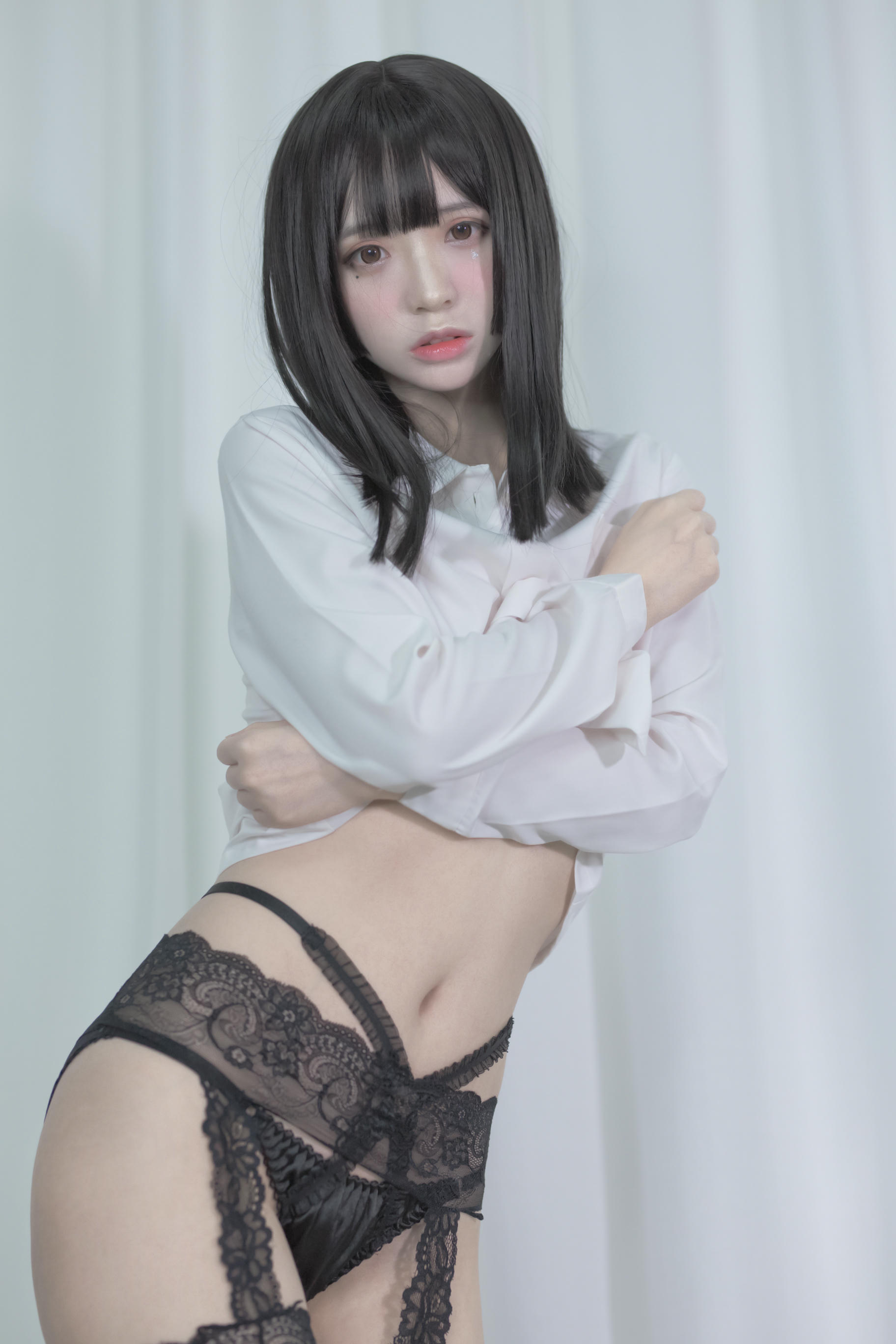 疯猫ss NO.120 白衬衣黑丝 [14P-168MB]_第1集