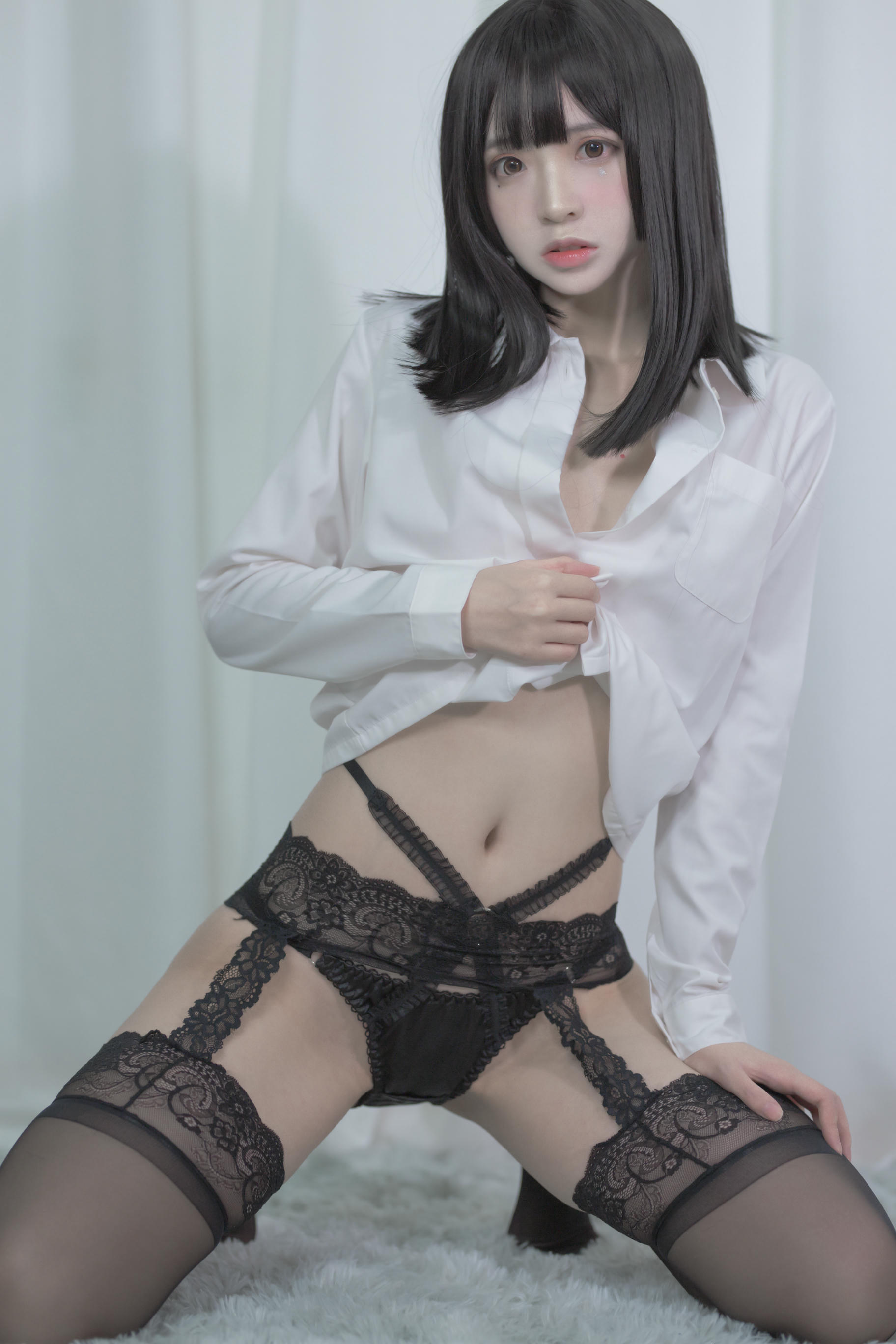 疯猫ss NO.120 白衬衣黑丝 [14P-168MB]_第1集