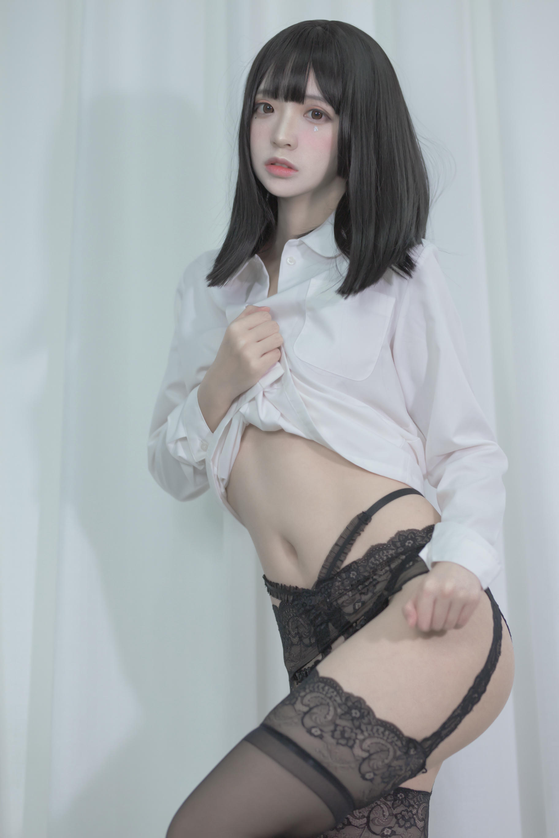 疯猫ss NO.120 白衬衣黑丝 [14P-168MB]_第1集