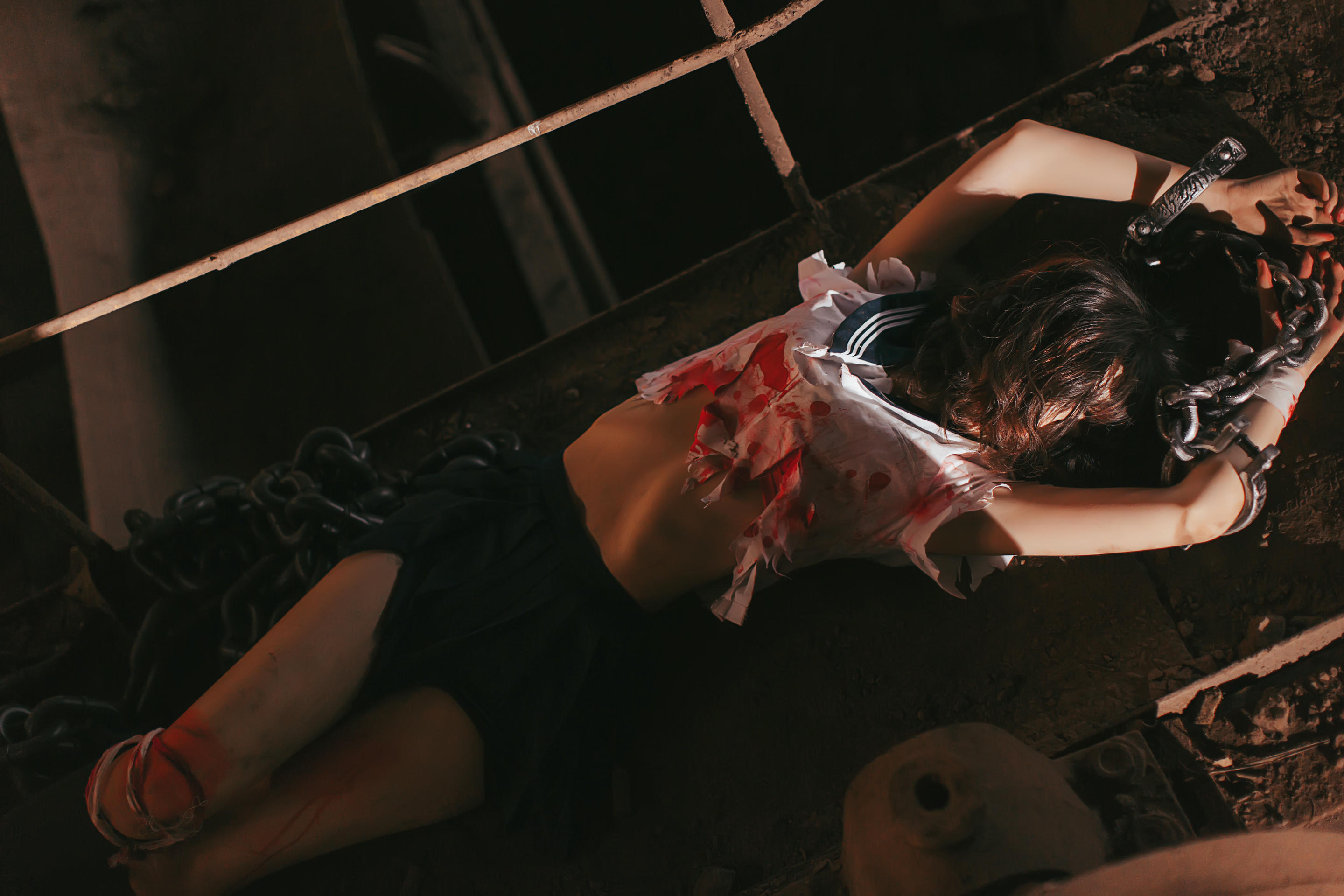 疯猫ss NO.121 血腥JK [28P 267M]_第1集