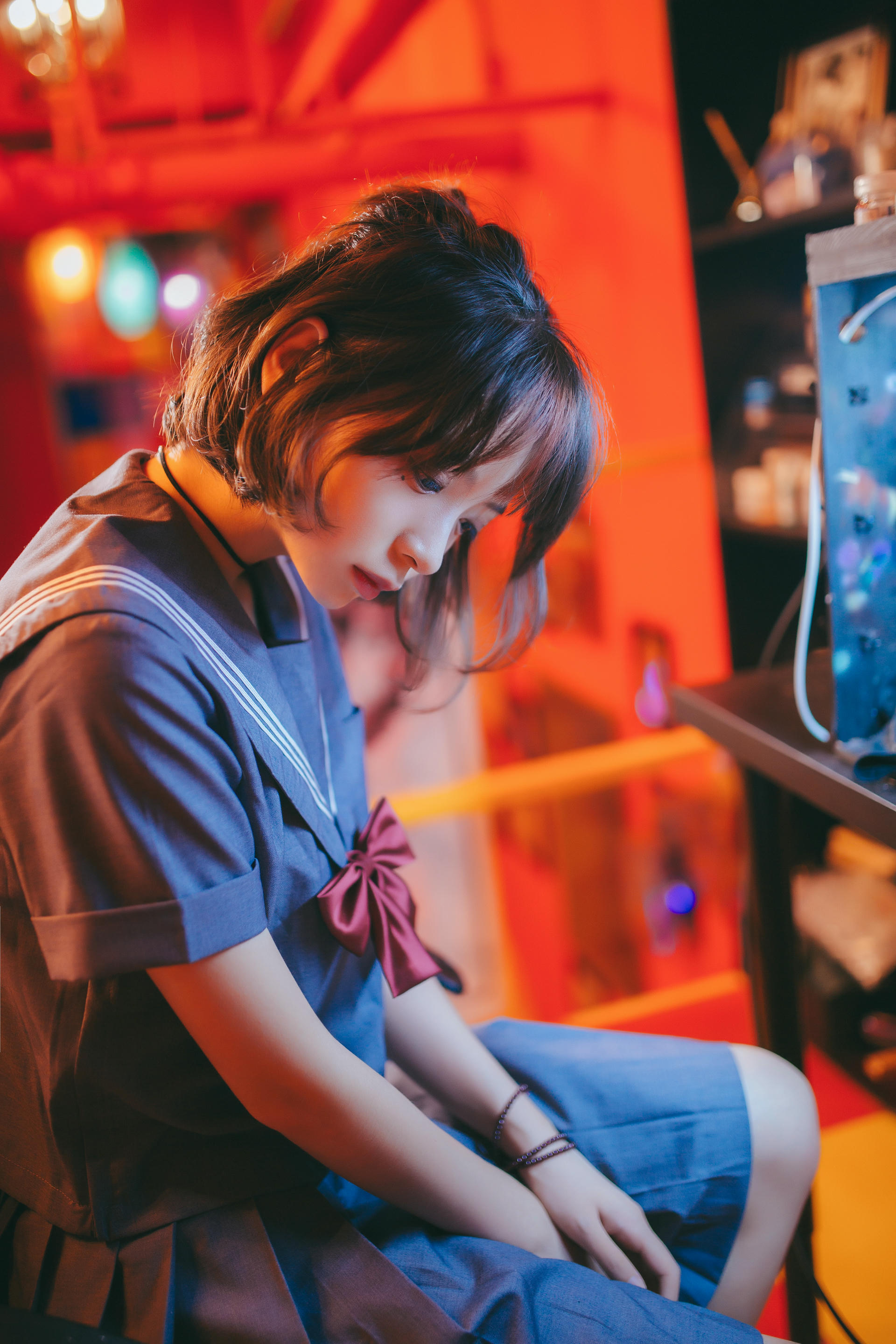 疯猫ss NO.132 暗黑JK [16P 220M]_第1集