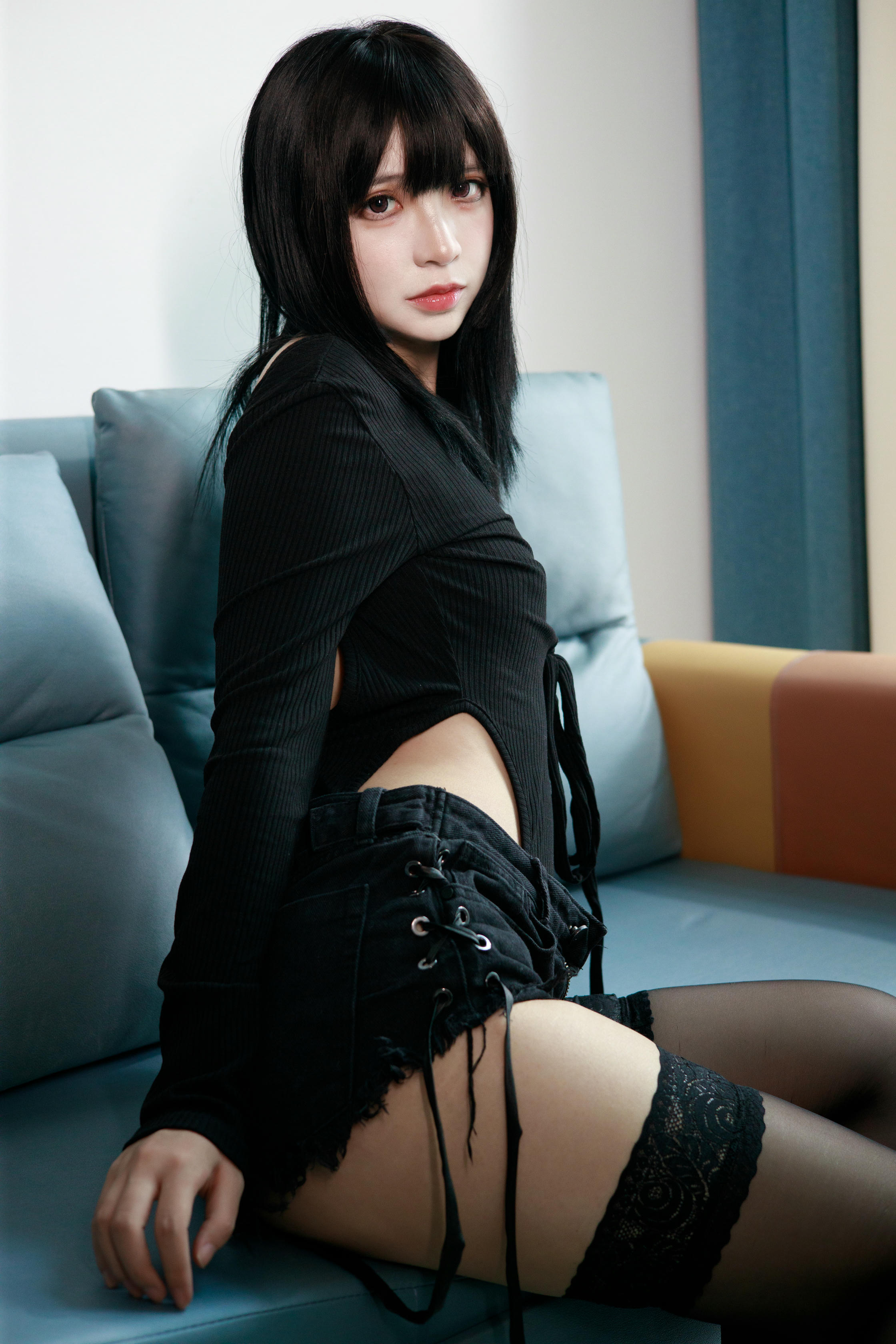 疯猫ss NO.142 黑毛衣短裤 [40P-780MB]_第1集