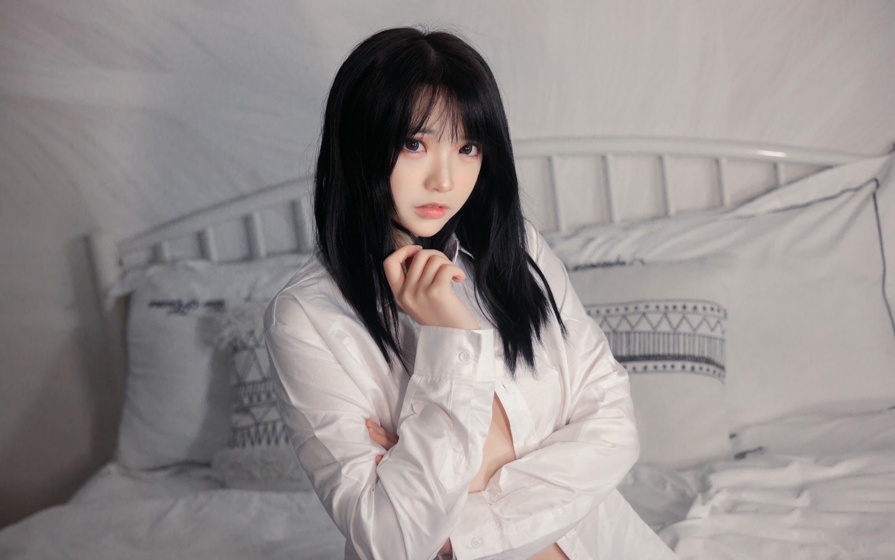 疯猫ss NO.153 白色情人节福袋 肉丝ol [40P 662MB]_第1集