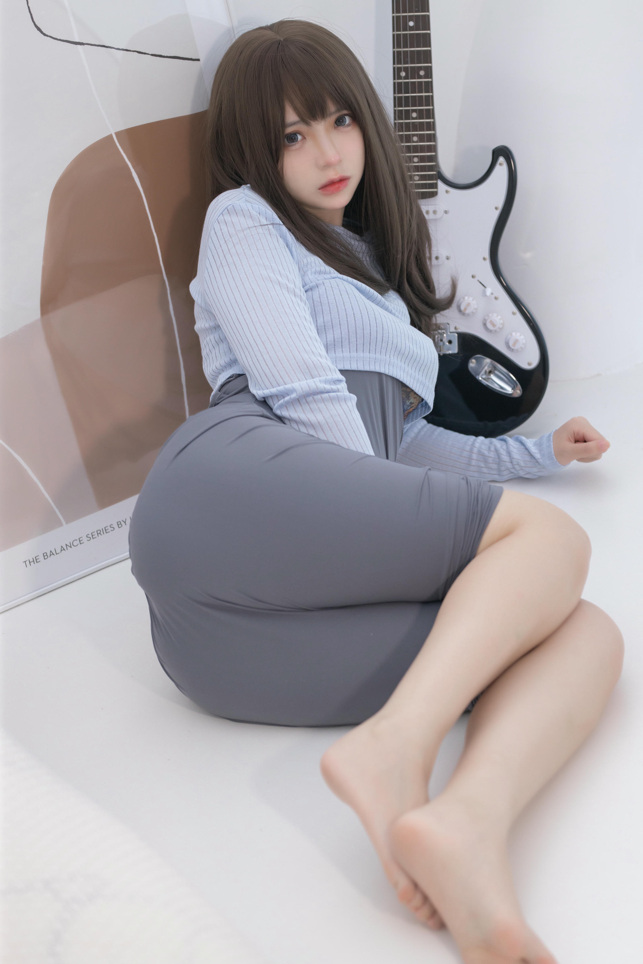 疯猫ss NO.162 2022夏日限定A本 吉他妹妹 裙子 [20P-318MB]_第1集