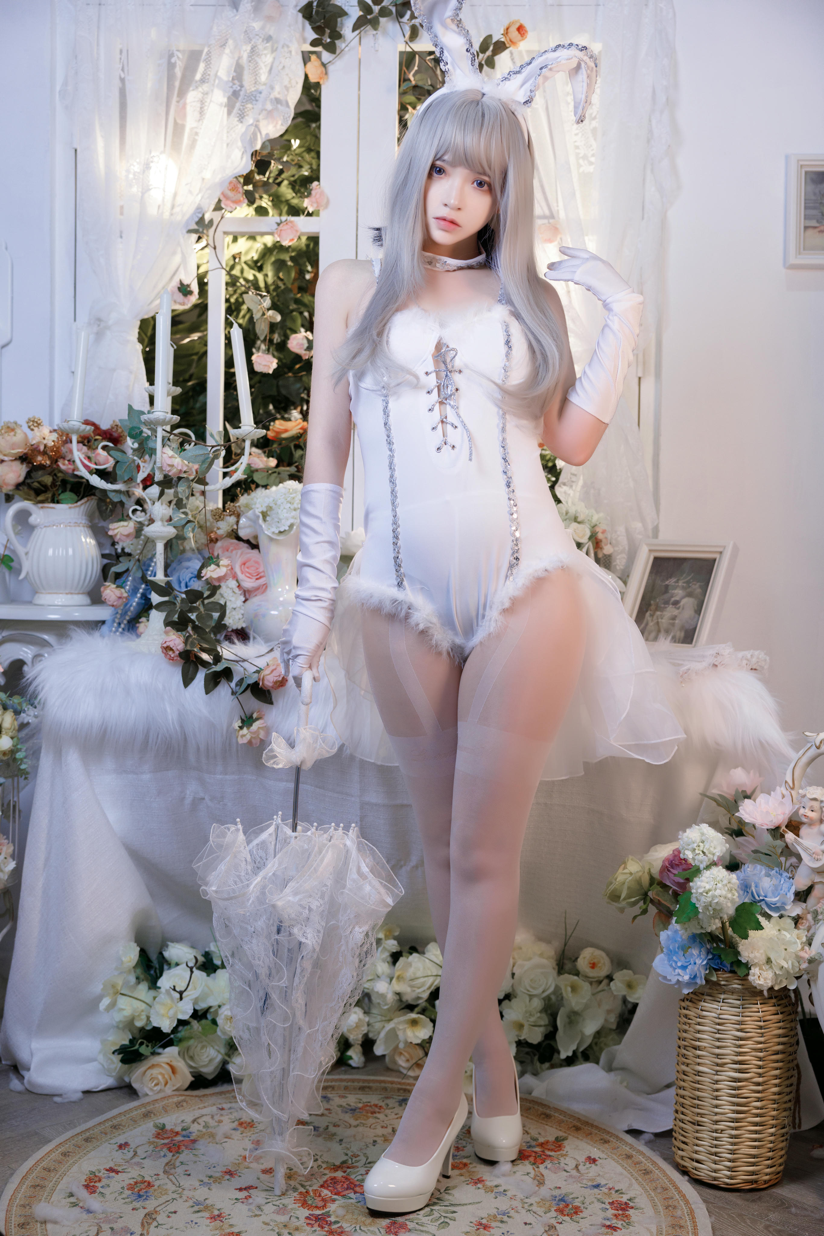 疯猫ss NO.170 纯白绒绒兔 [40P2V-1.02GB]_第1集