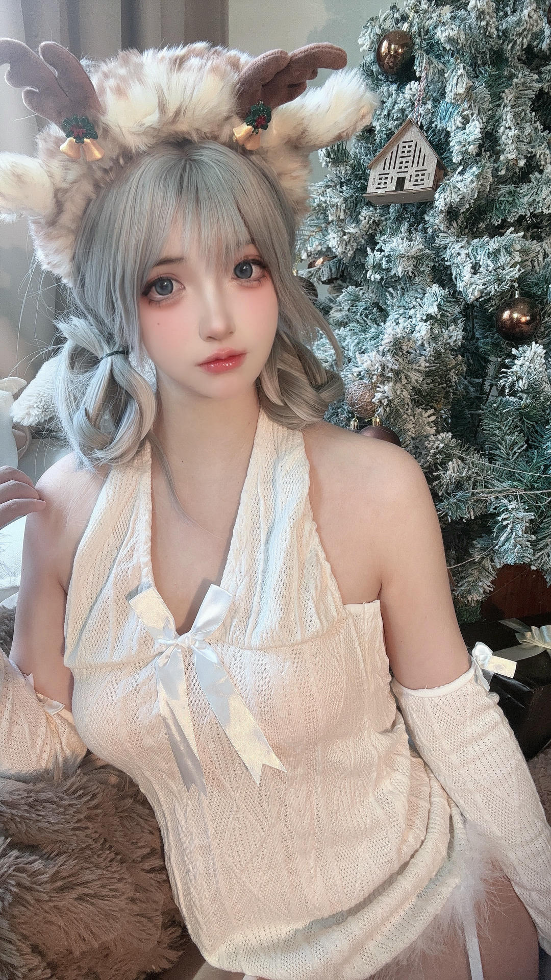 疯猫ss NO.174 圣诞特典&白色毛衣[98P+1V／757MB]_第4集