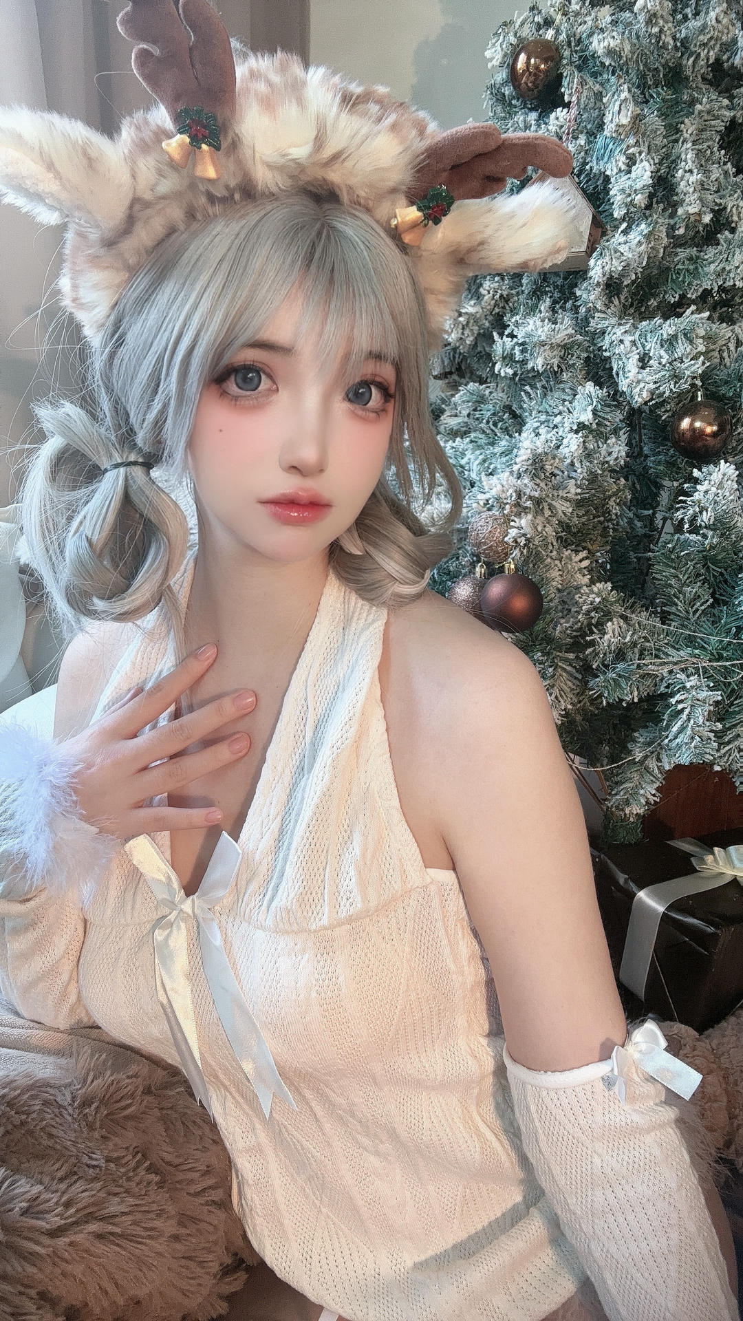 疯猫ss NO.174 圣诞特典&白色毛衣[98P+1V／757MB]_第5集