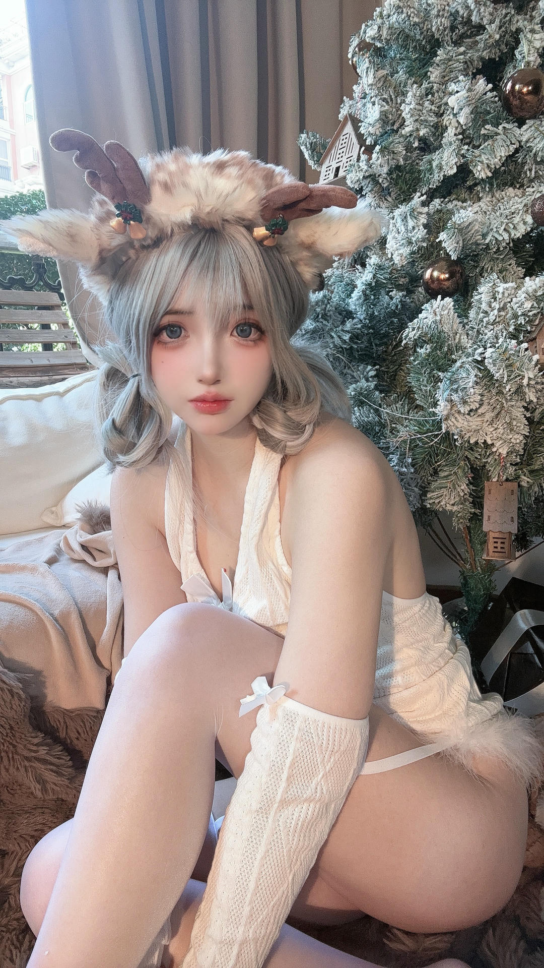 疯猫ss NO.174 圣诞特典&白色毛衣[98P+1V／757MB]_第5集