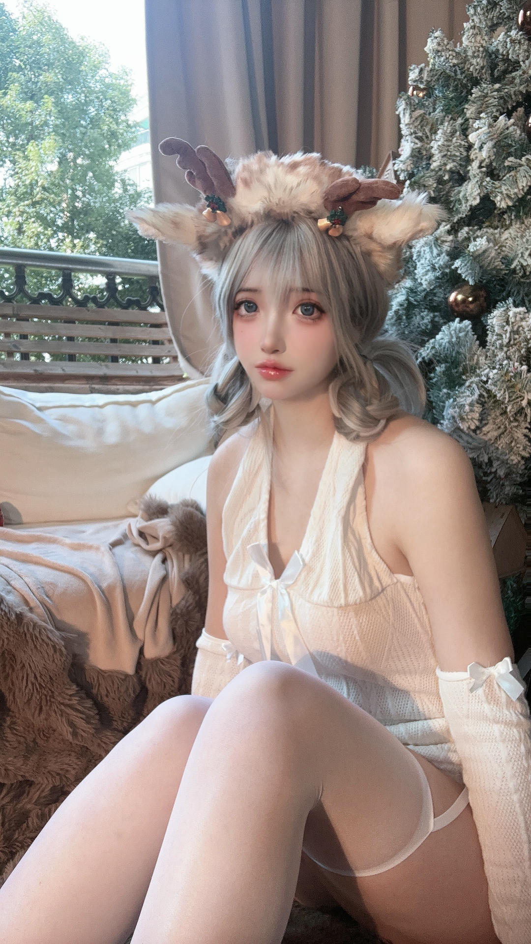 疯猫ss NO.174 圣诞特典&白色毛衣[98P+1V／757MB]_第5集