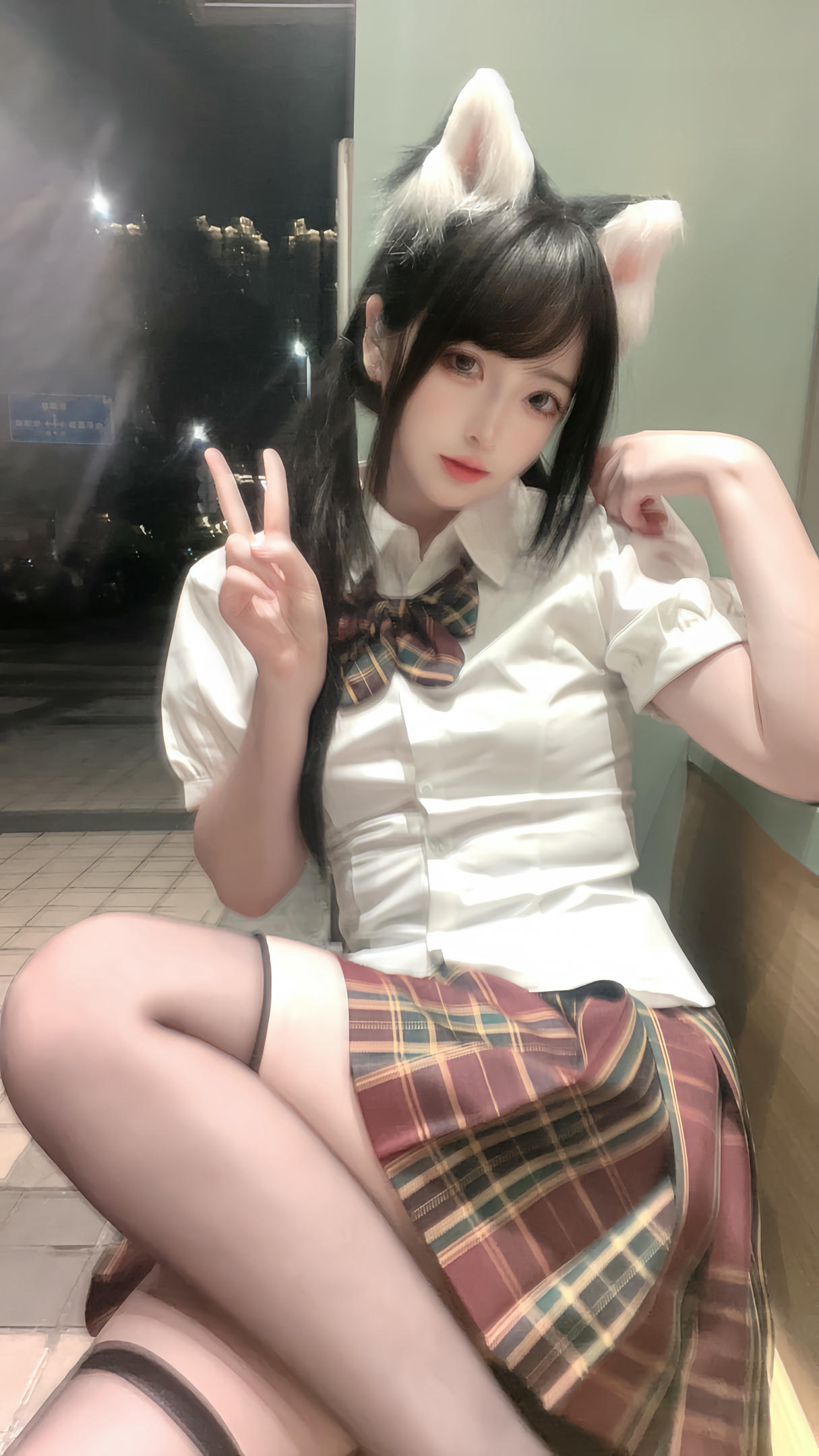 疯猫ss NO.175 2023年12月会员订阅合集(5套) [45P 171MB]-2023.12.13 圣诞jk_第1集