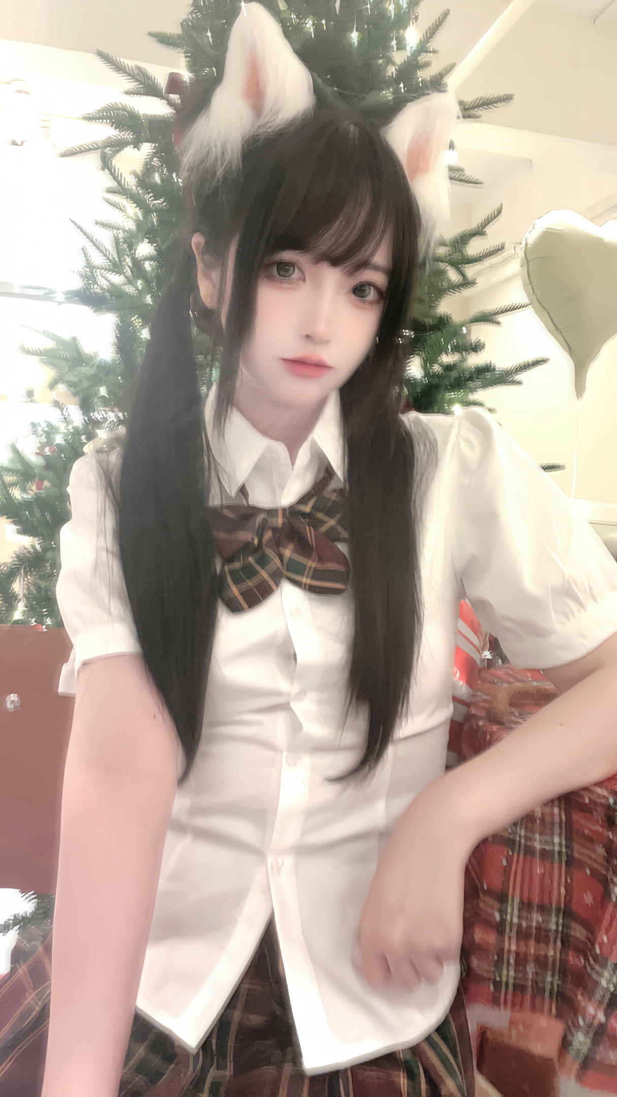 疯猫ss NO.175 2023年12月会员订阅合集(5套) [45P 171MB]-2023.12.13 圣诞jk_第1集