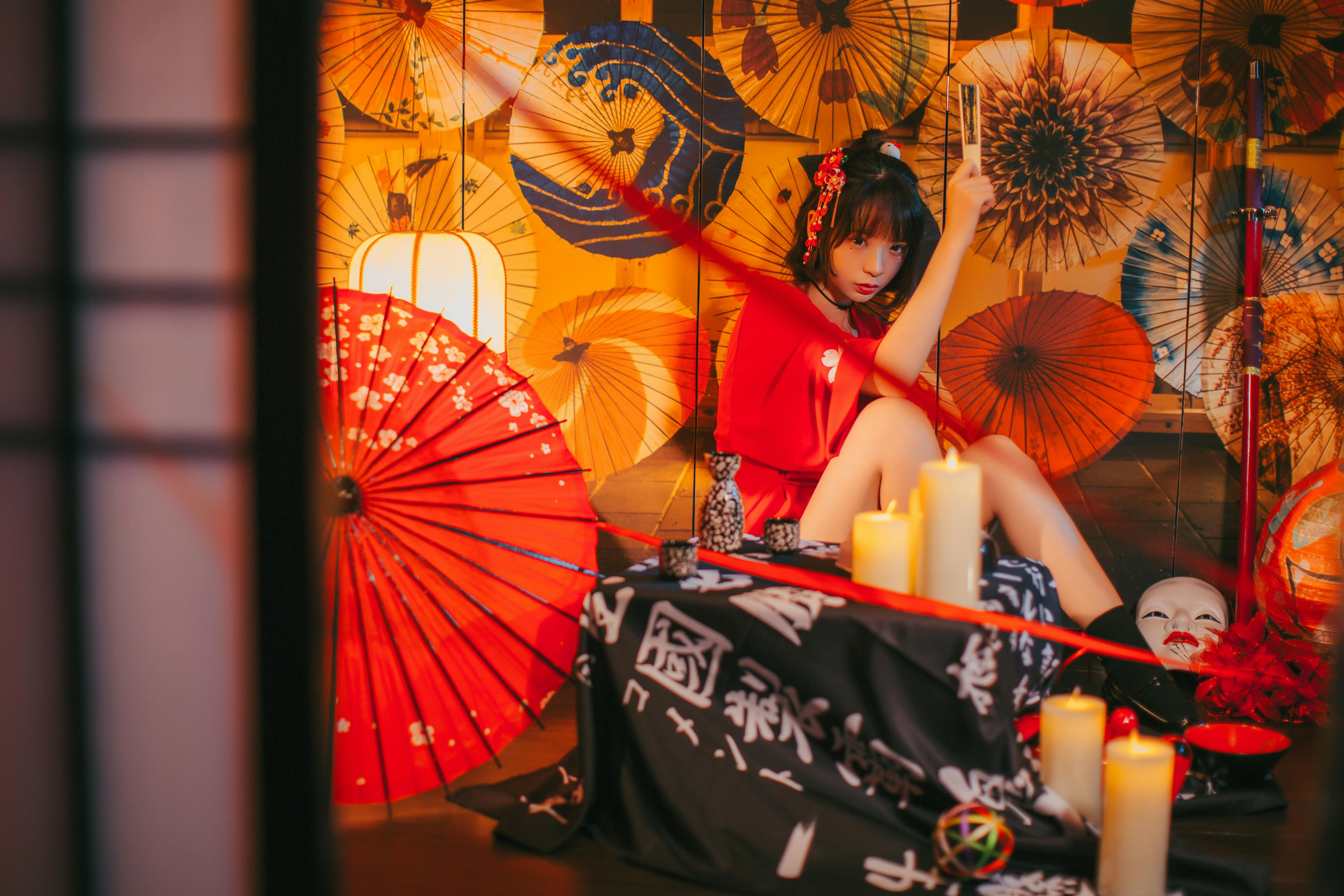 疯猫ss NO.020 红色羽衣 [15P-192MB]_第1集