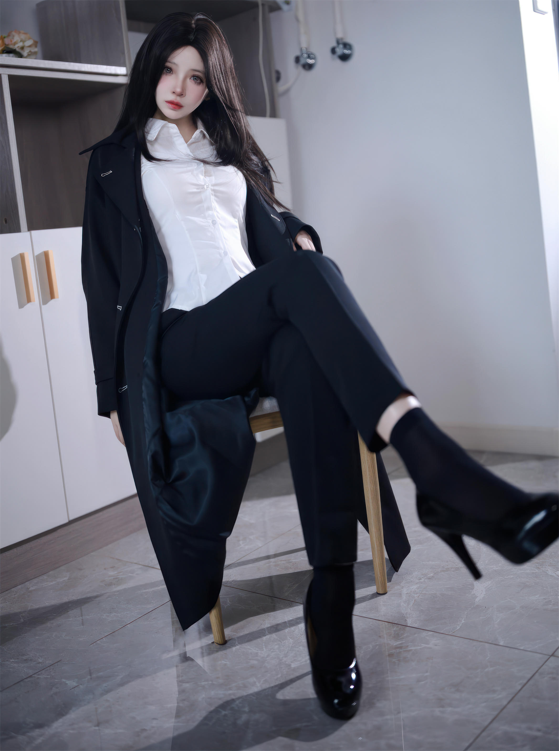 疯猫ss NO.187 少女衣橱 西装裤 [41P-284MB]_第1集