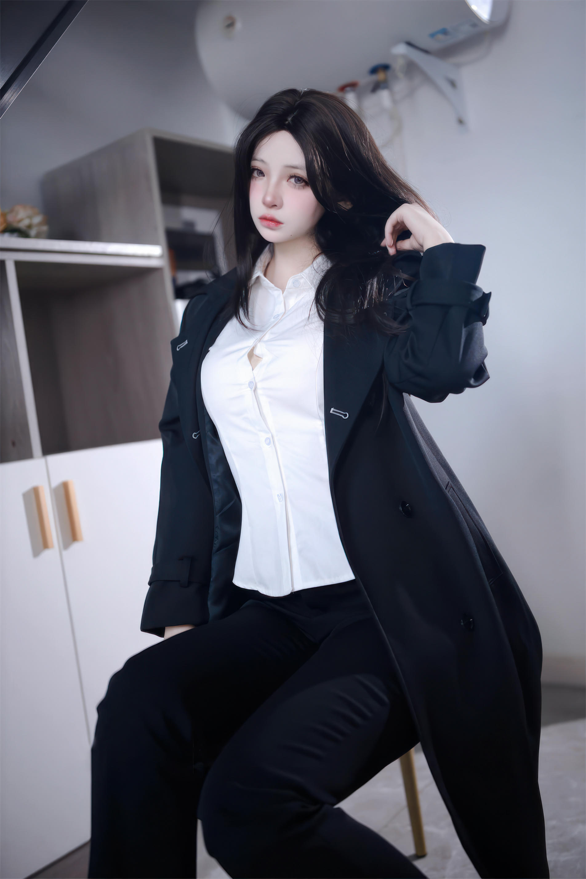 疯猫ss NO.187 少女衣橱 西装裤 [41P-284MB]_第1集