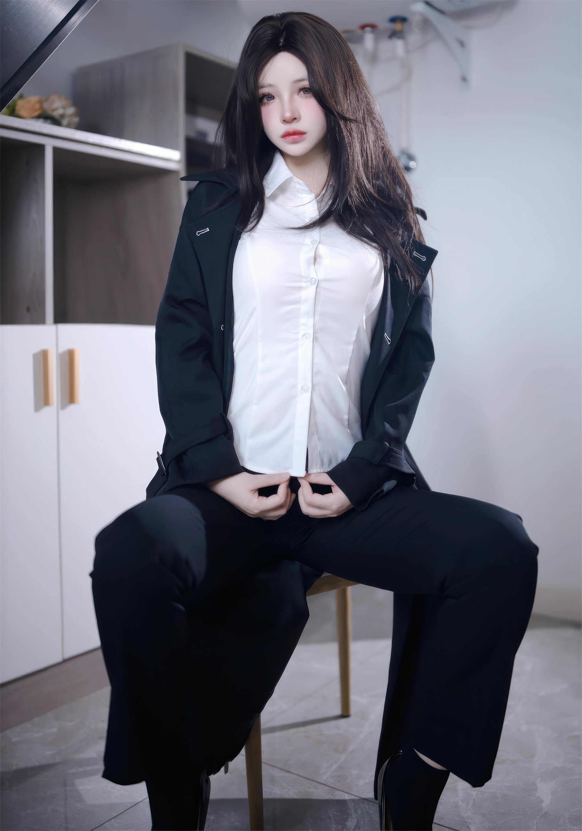 疯猫ss NO.187 少女衣橱 西装裤 [41P-284MB]_第1集