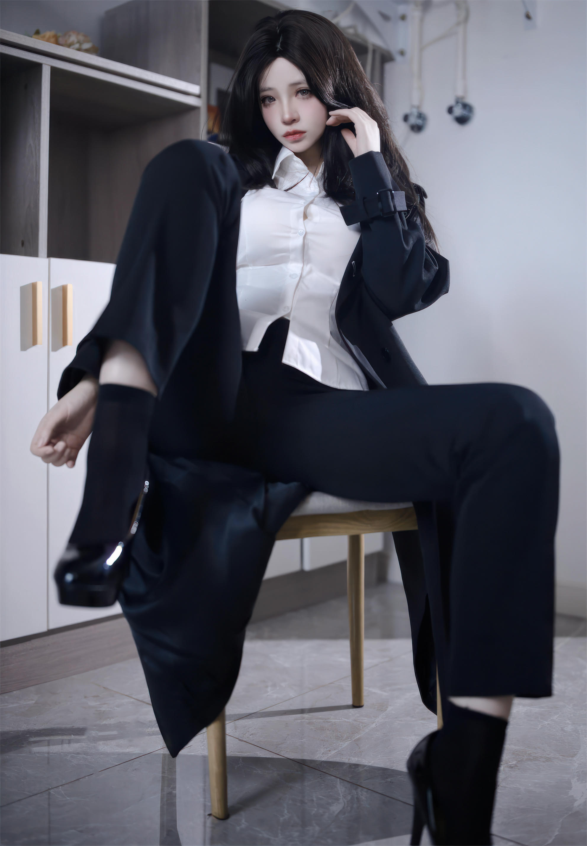 疯猫ss NO.187 少女衣橱 西装裤 [41P-284MB]_第1集