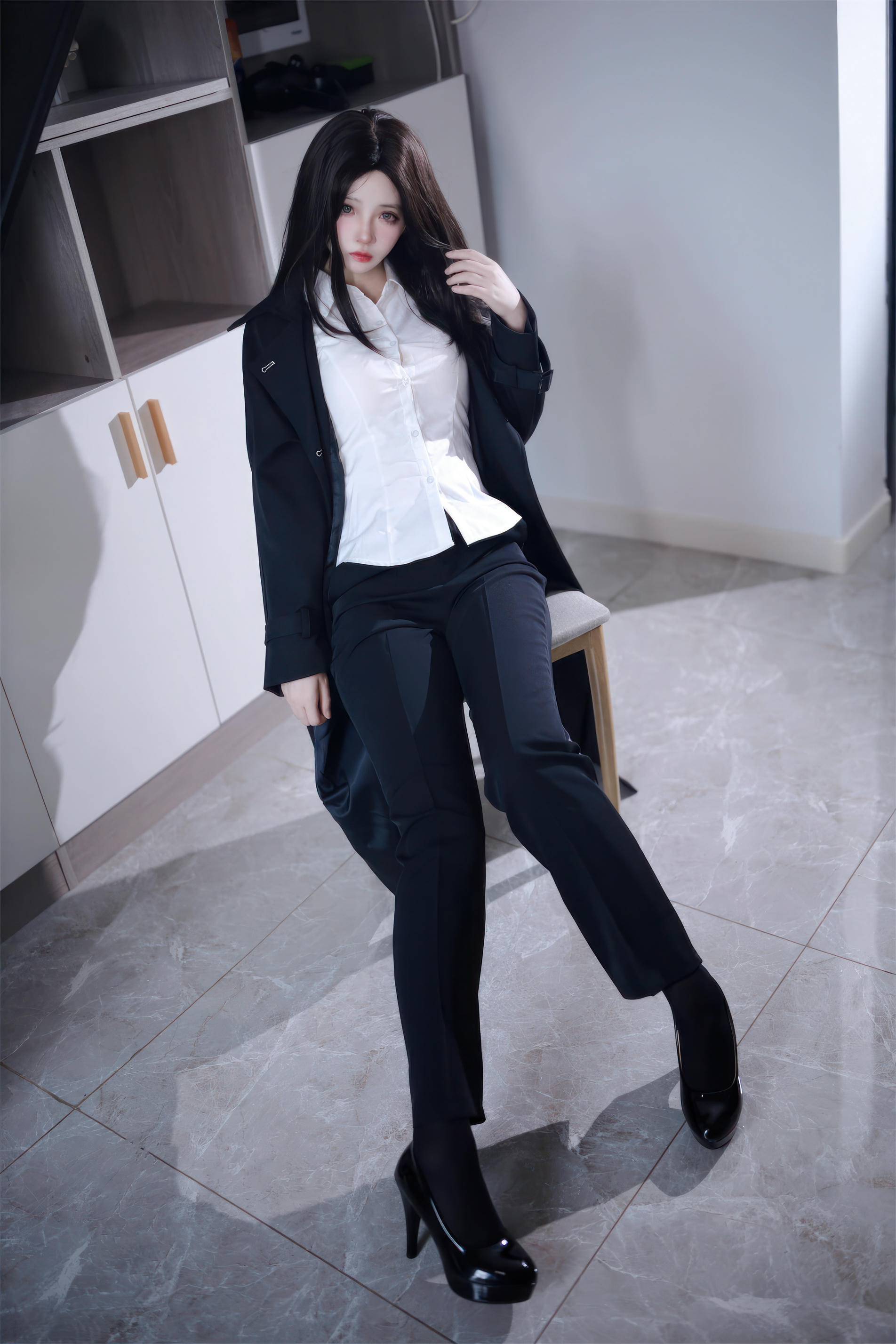 疯猫ss NO.187 少女衣橱 西装裤 [41P-284MB]_第1集