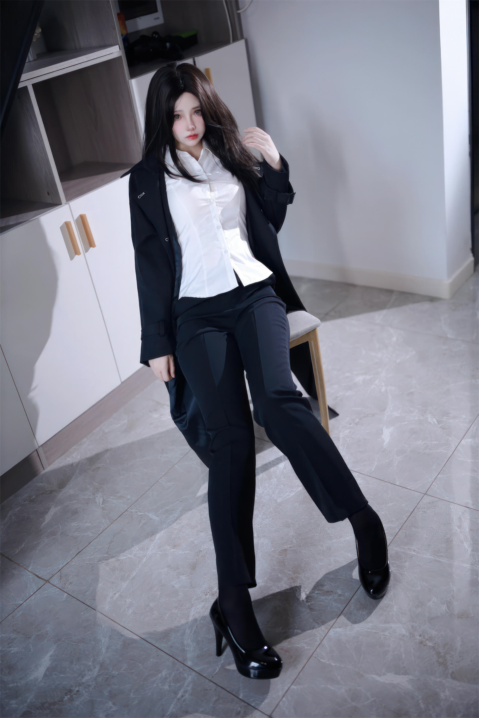 疯猫ss NO.187 少女衣橱 西装裤 [41P-284MB]_第1集