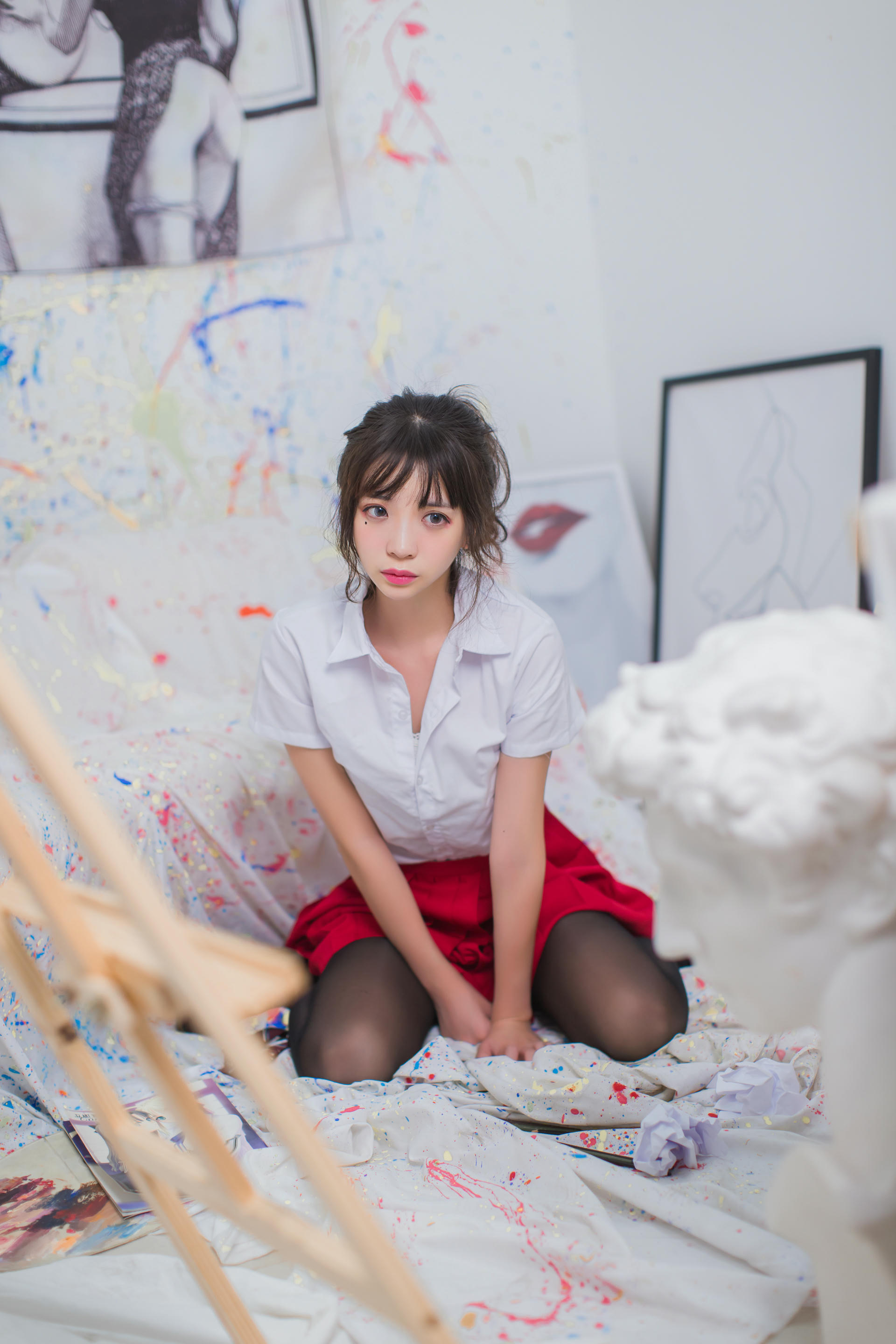 疯猫ss NO.021 画室jk [23P-172MB]_第1集