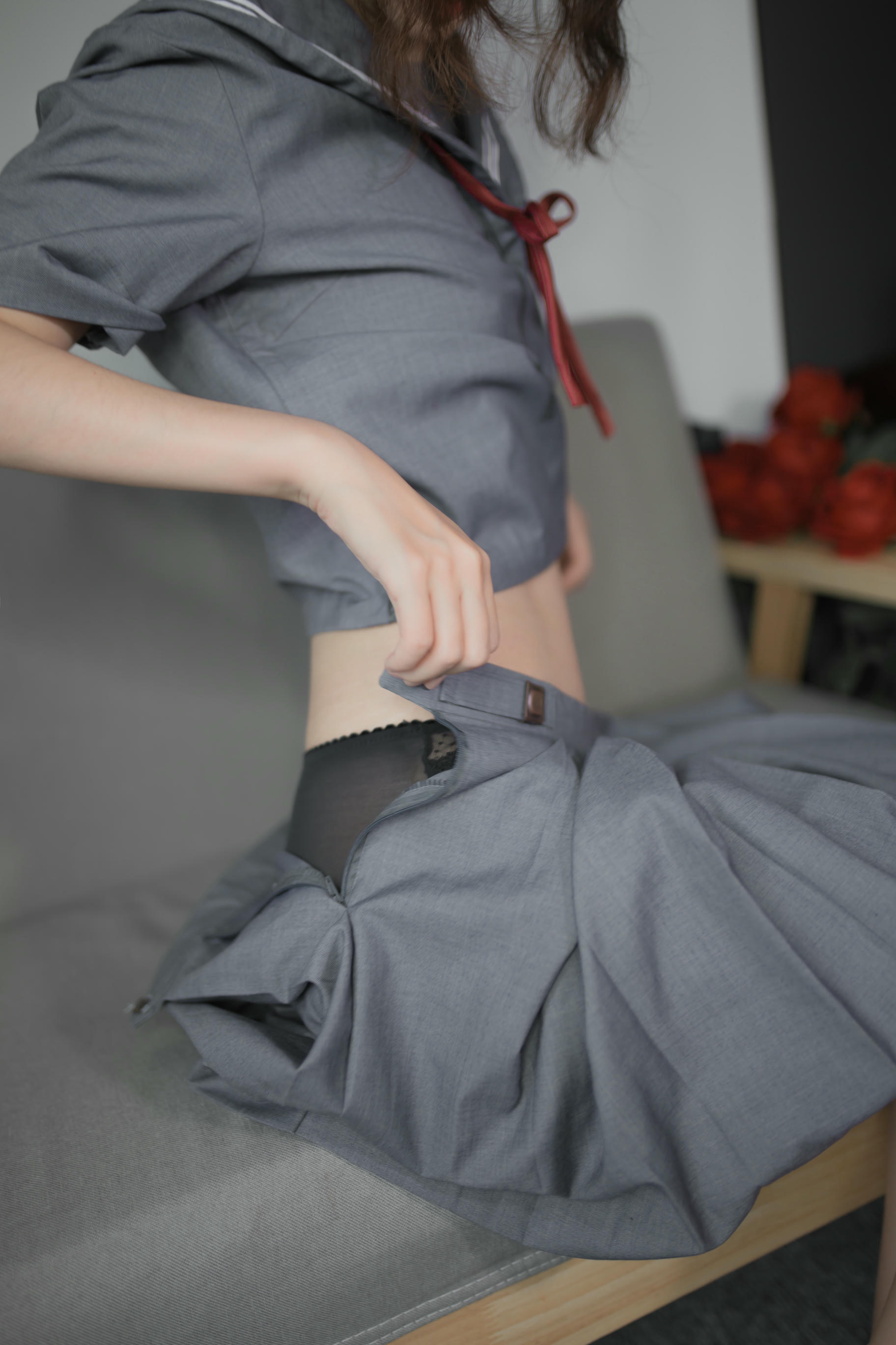 疯猫ss NO.033 蓝灰JK [29P-180MB]_第1集