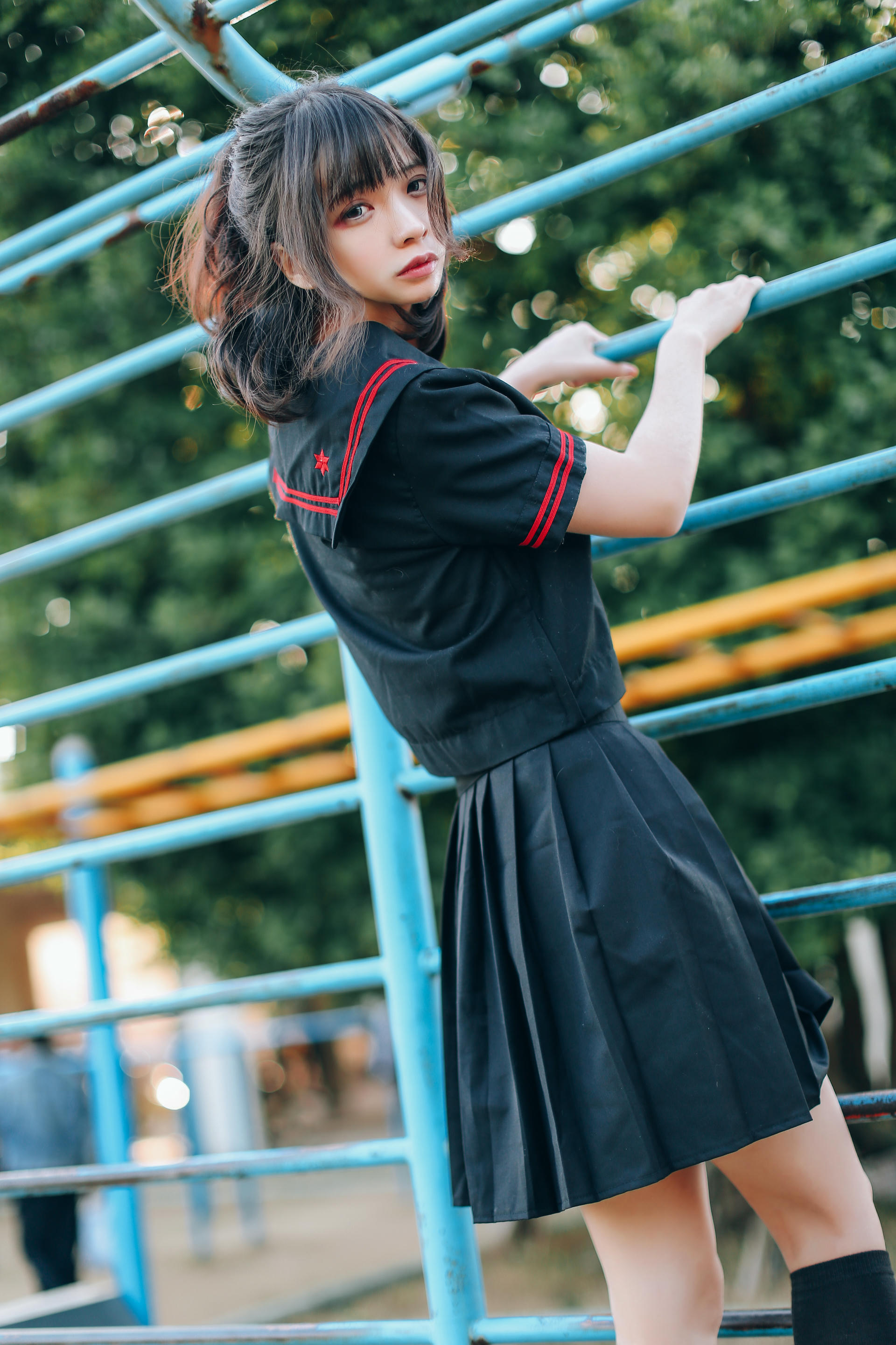 疯猫ss NO.034 室外JK [18P-155MB]_第1集