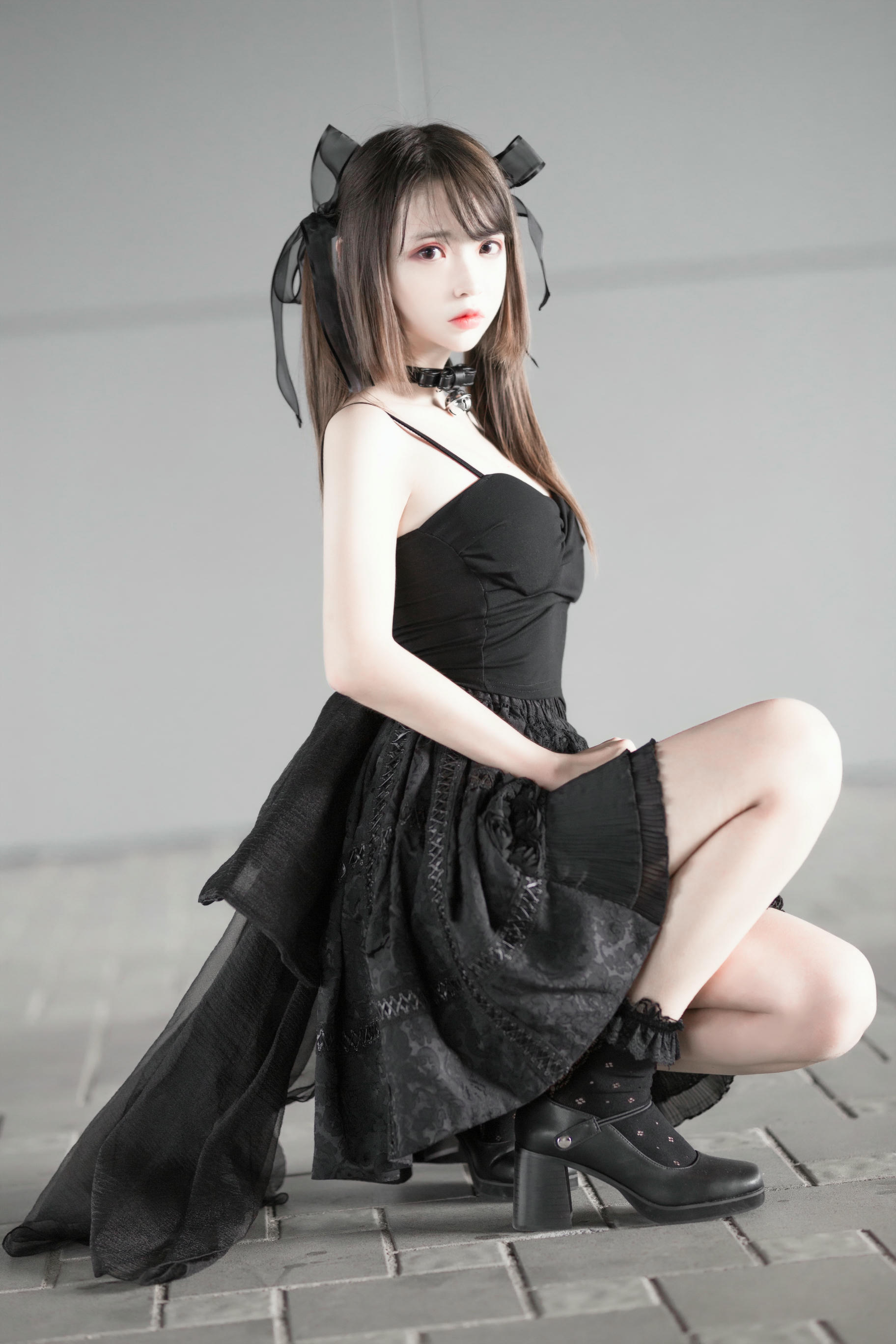 疯猫ss NO.036 猫漫展黑裙 [10P-75MB]_第1集