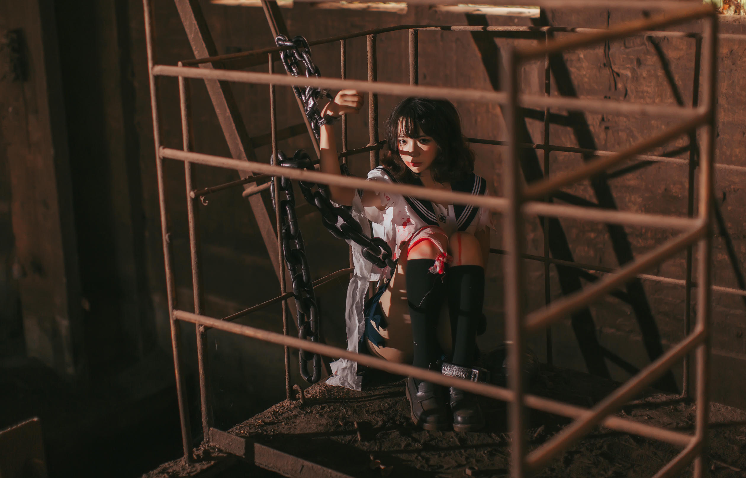 疯猫ss NO.004 被囚禁的少女 [44P-483MB]_第2集