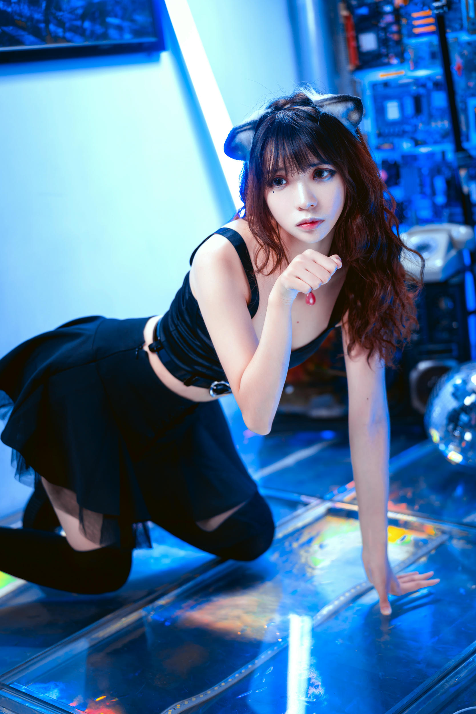 疯猫ss NO.042 幻象蓝猫 [28P-254MB]_第1集