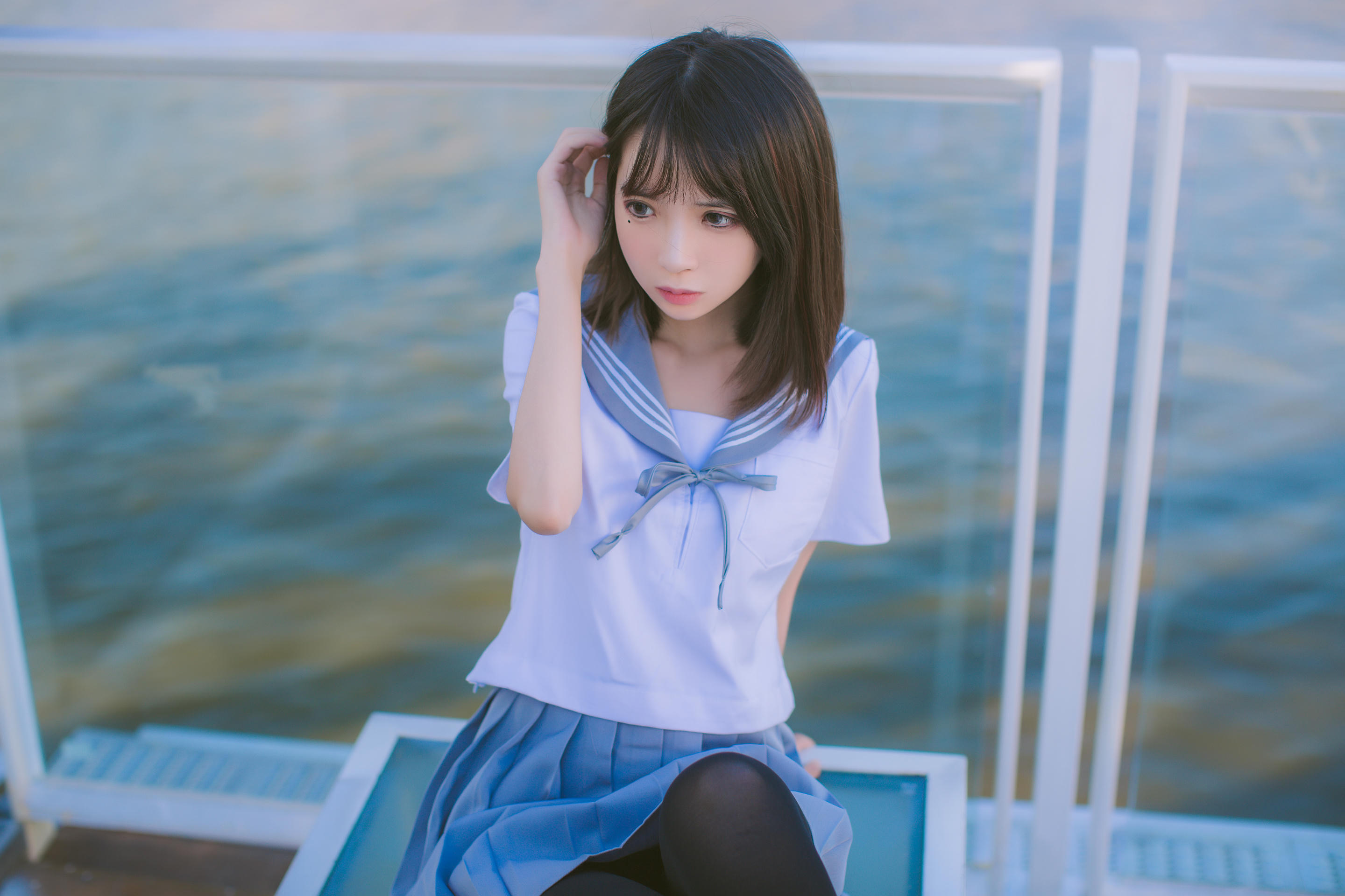 疯猫ss NO.048 海边 [15P-150MB]_第1集