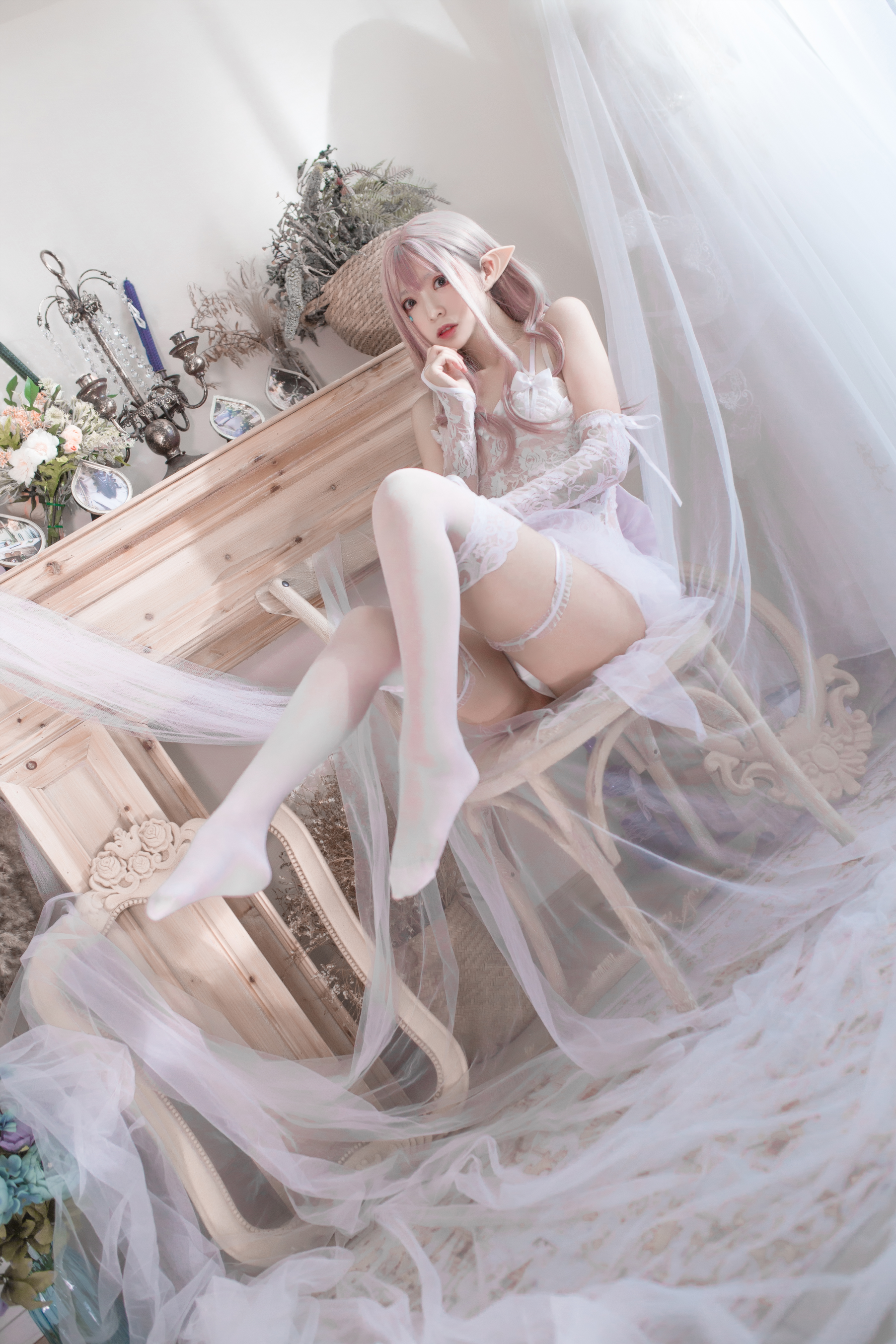 疯猫ss NO.053 纯白精灵 [29P-937MB]_第1集