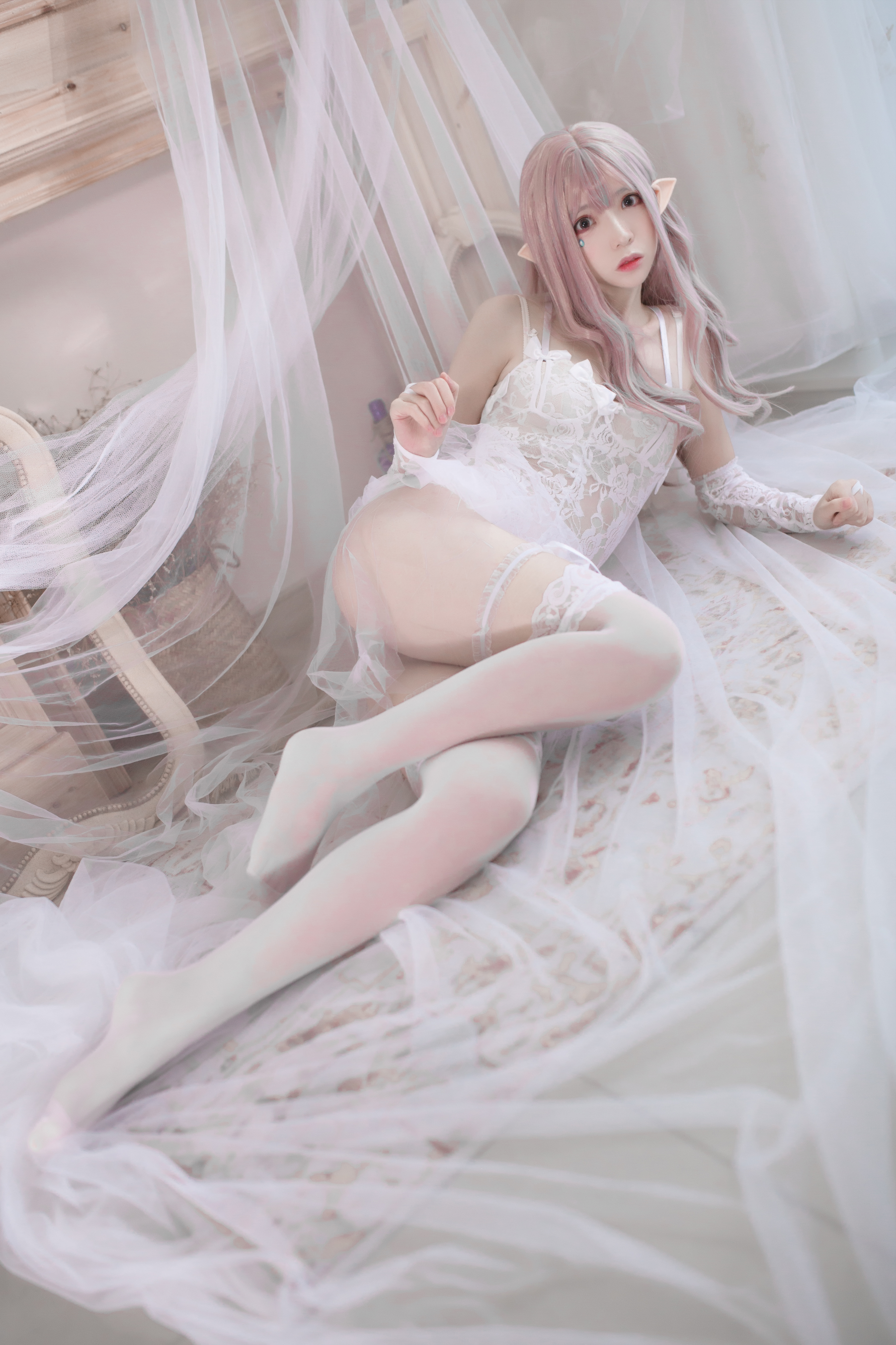 疯猫ss NO.053 纯白精灵 [29P-937MB]_第1集