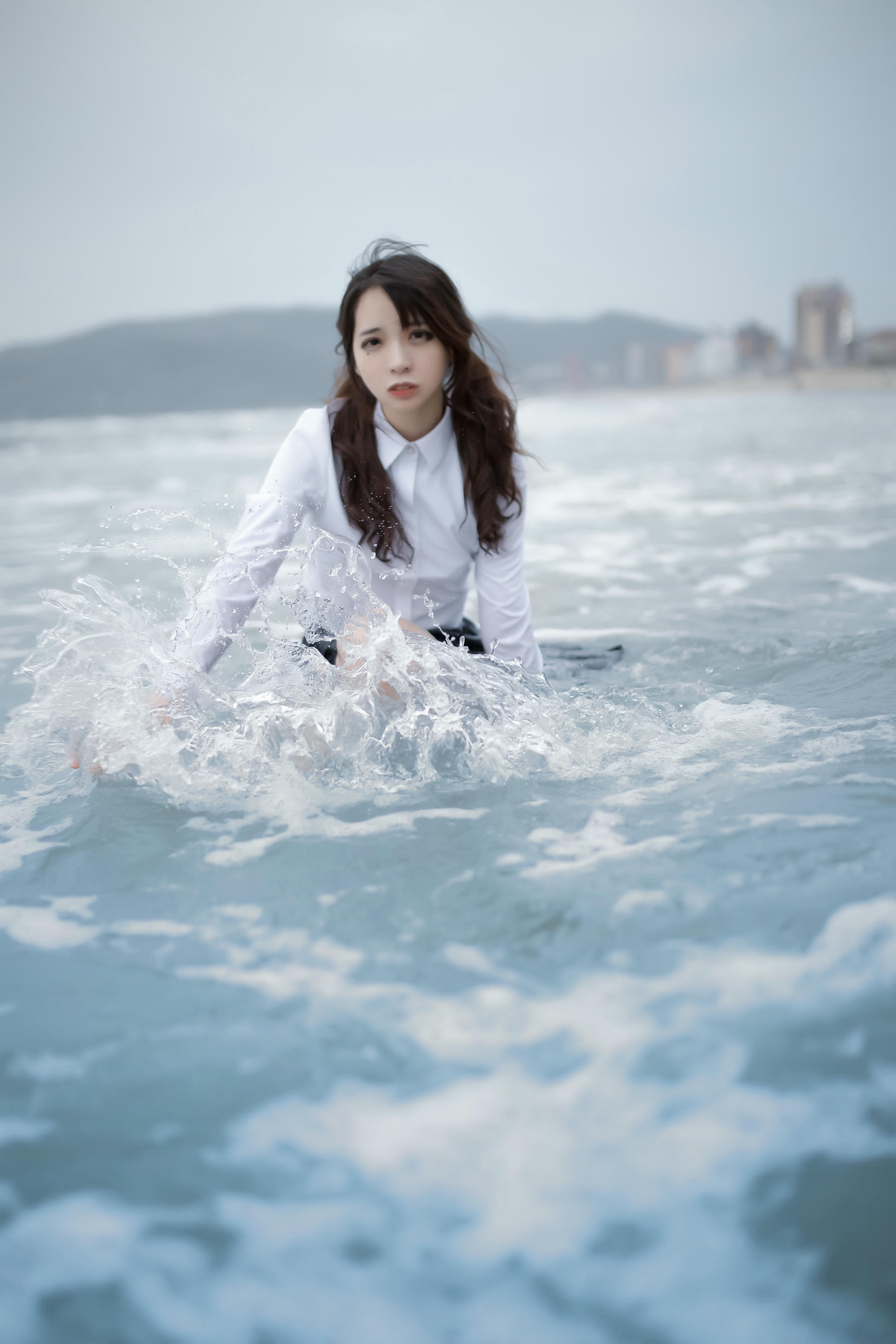 疯猫ss NO.056 海滩蓝色 [28P-190MB]_第1集