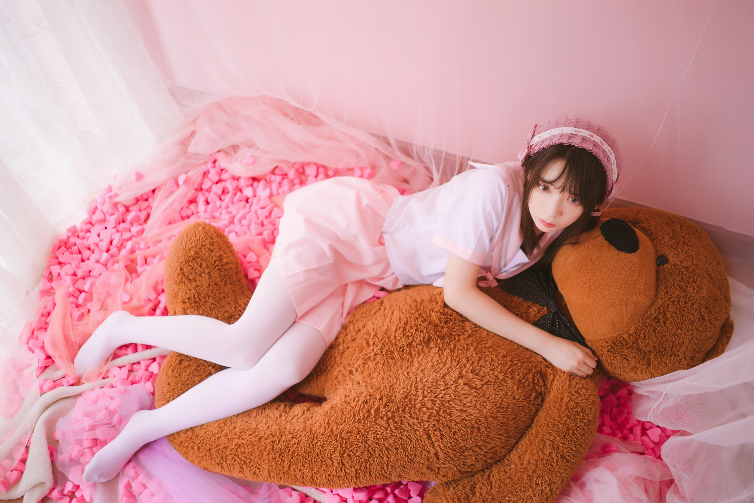 疯猫ss NO.007 丝袜狂想曲（粉） [54P-623MB]_第1集