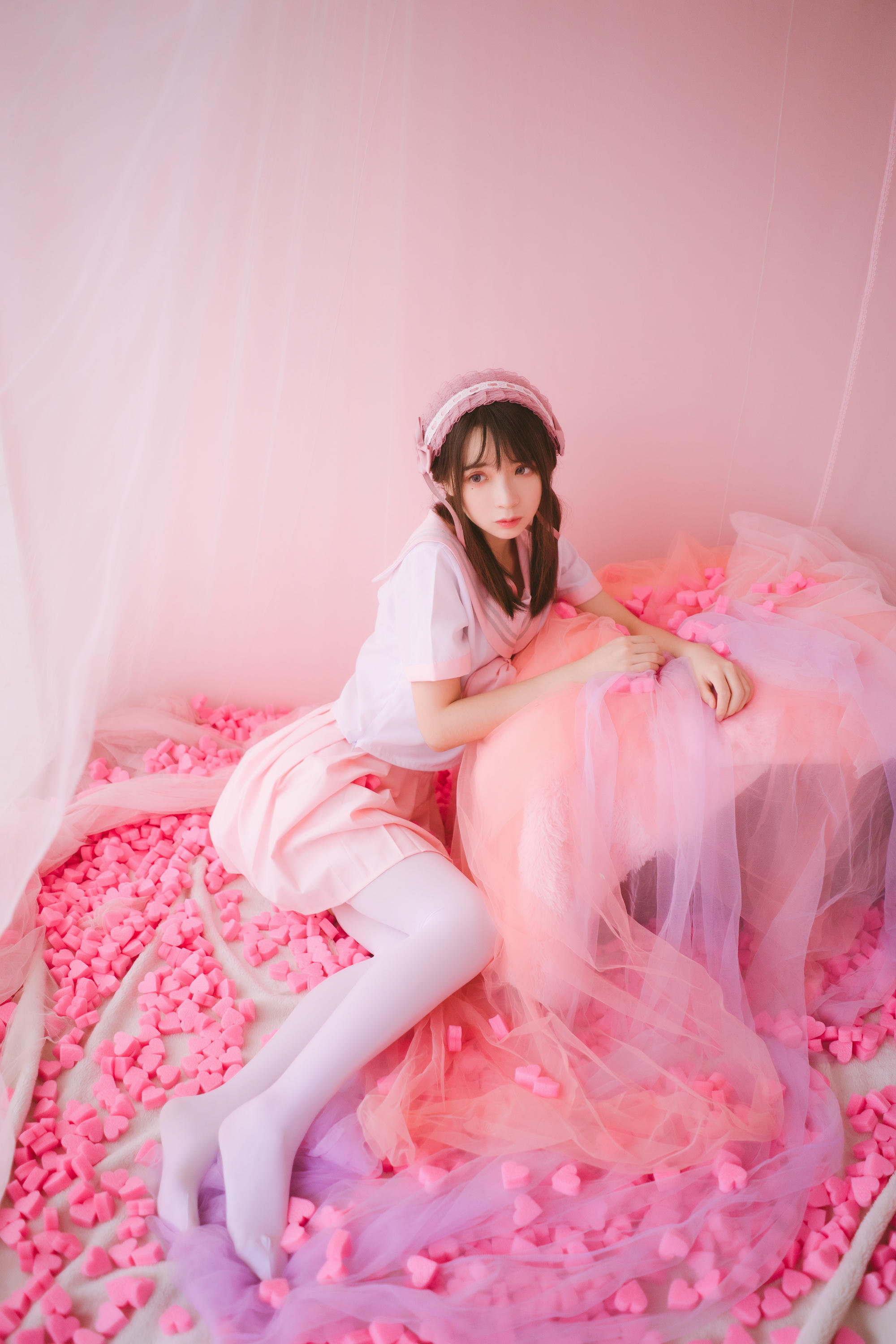 疯猫ss NO.007 丝袜狂想曲（粉） [54P-623MB]_第1集