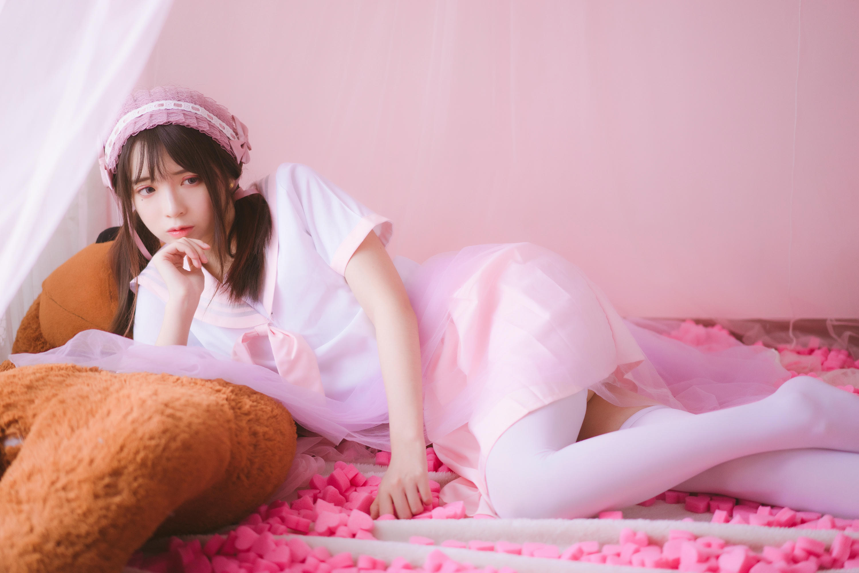 疯猫ss NO.007 丝袜狂想曲（粉） [54P-623MB]_第3集