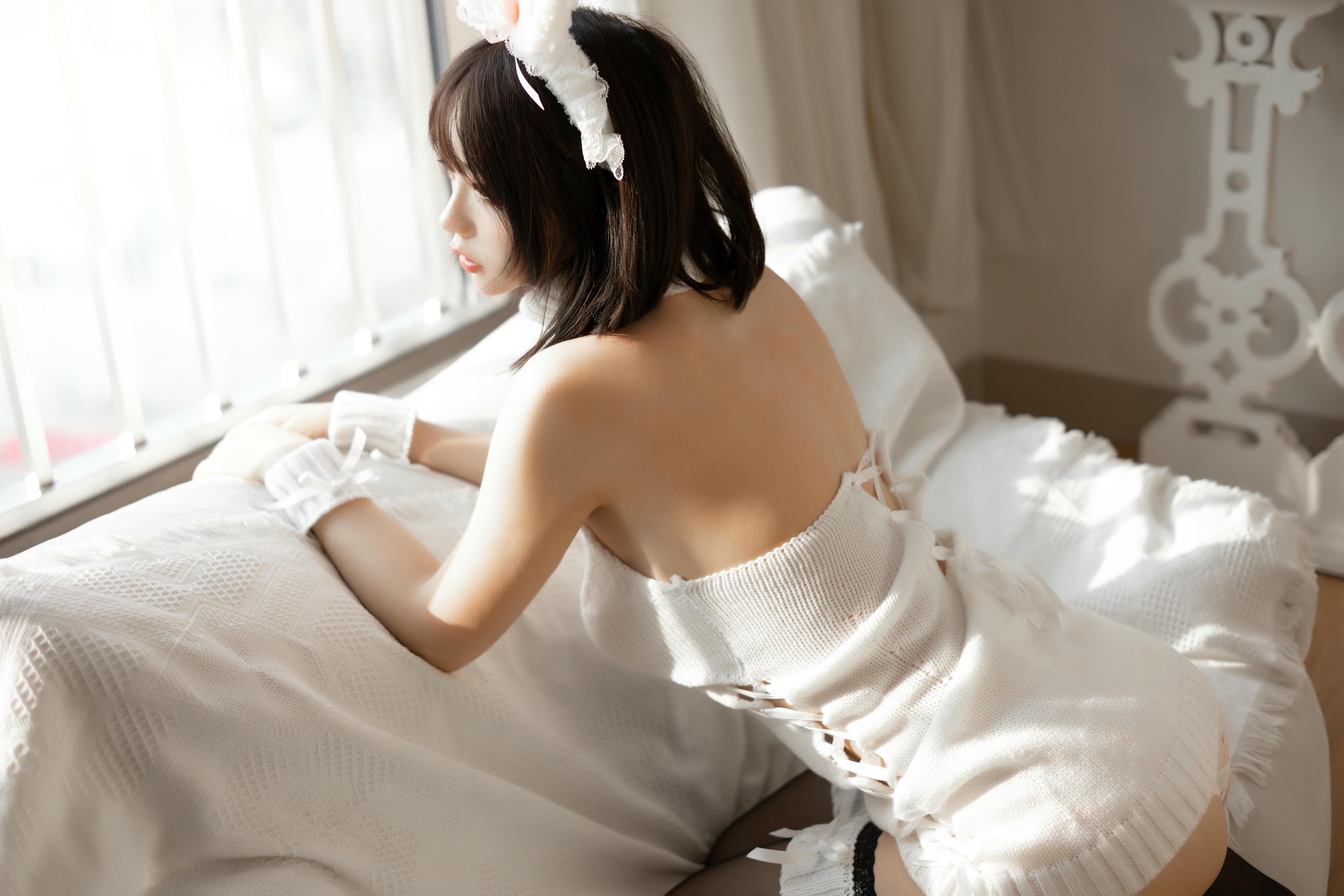 疯猫ss NO.073 白毛衣 [49P-549MB]_第2集