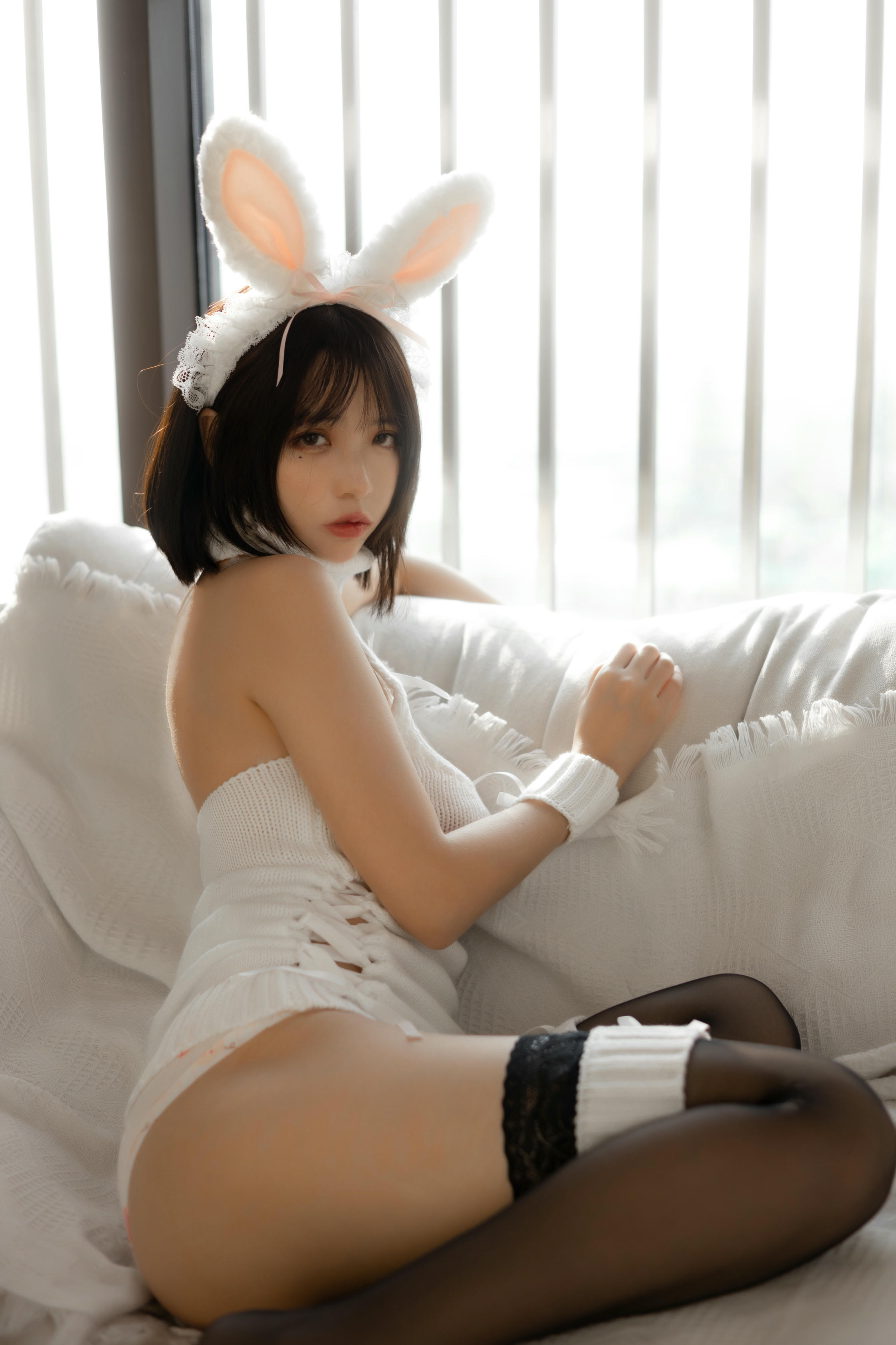 疯猫ss NO.073 白毛衣 [49P-549MB]_第1集