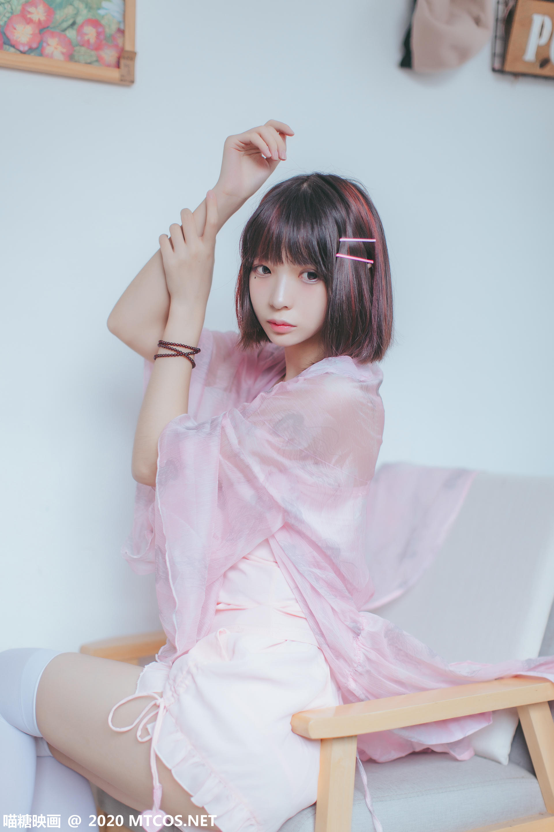 疯猫ss NO.079 粉色披纱 [20P-278MB]_第1集