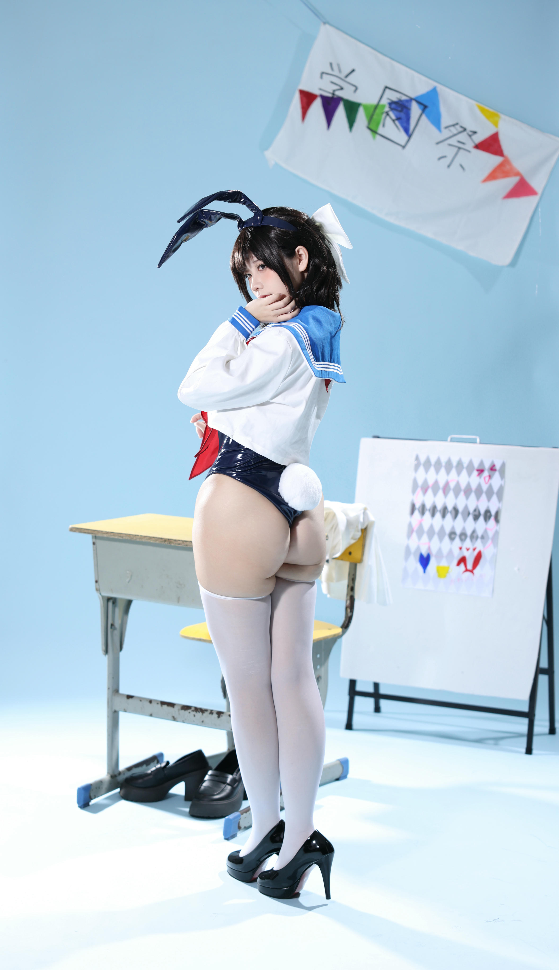 G44不会受伤 NO.120 水手服兔女郎咖啡厅 [27P-350MB]_第1集