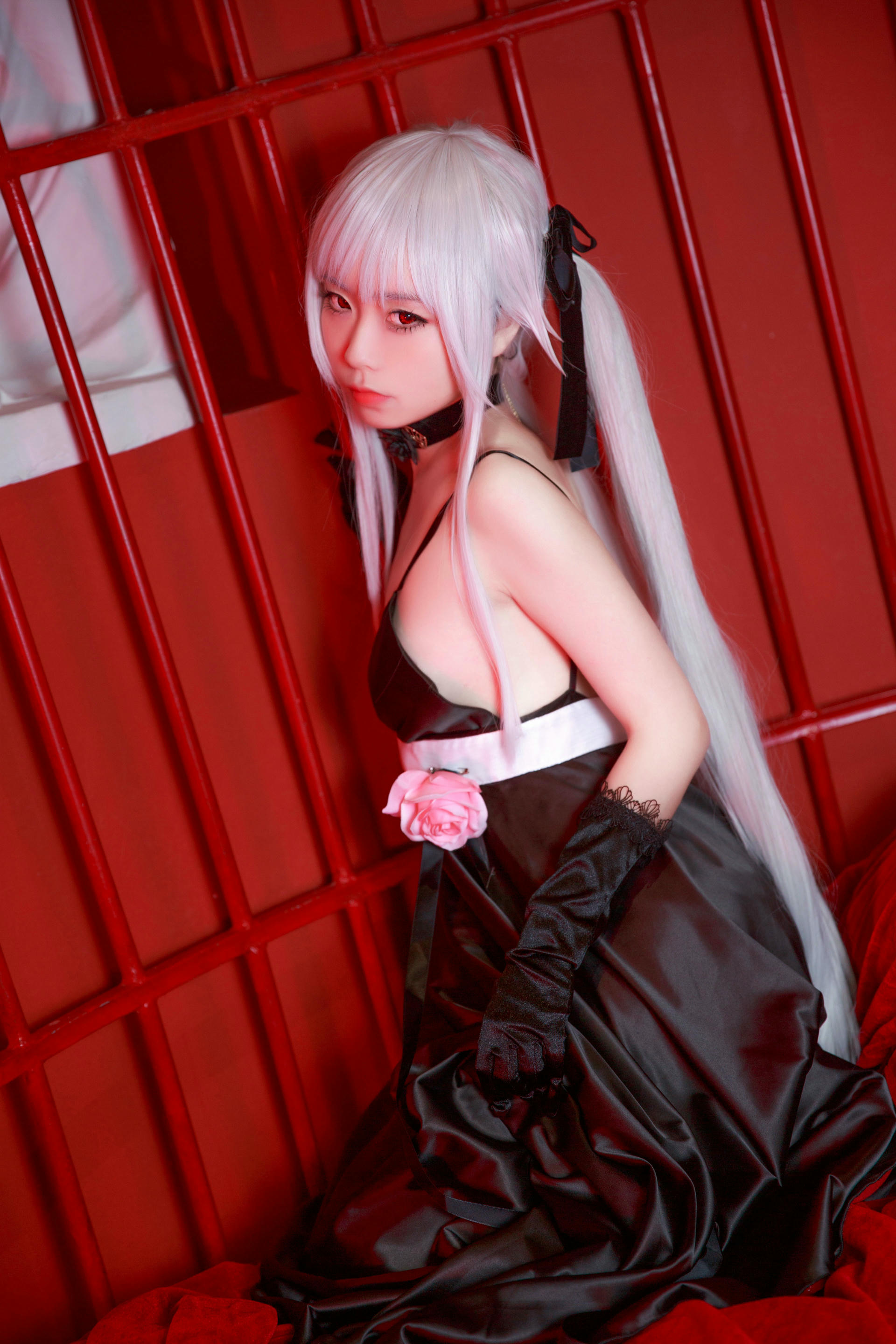 G44不会受伤 NO.014 雾枝黑裙礼服 [13P-43MB]_第1集