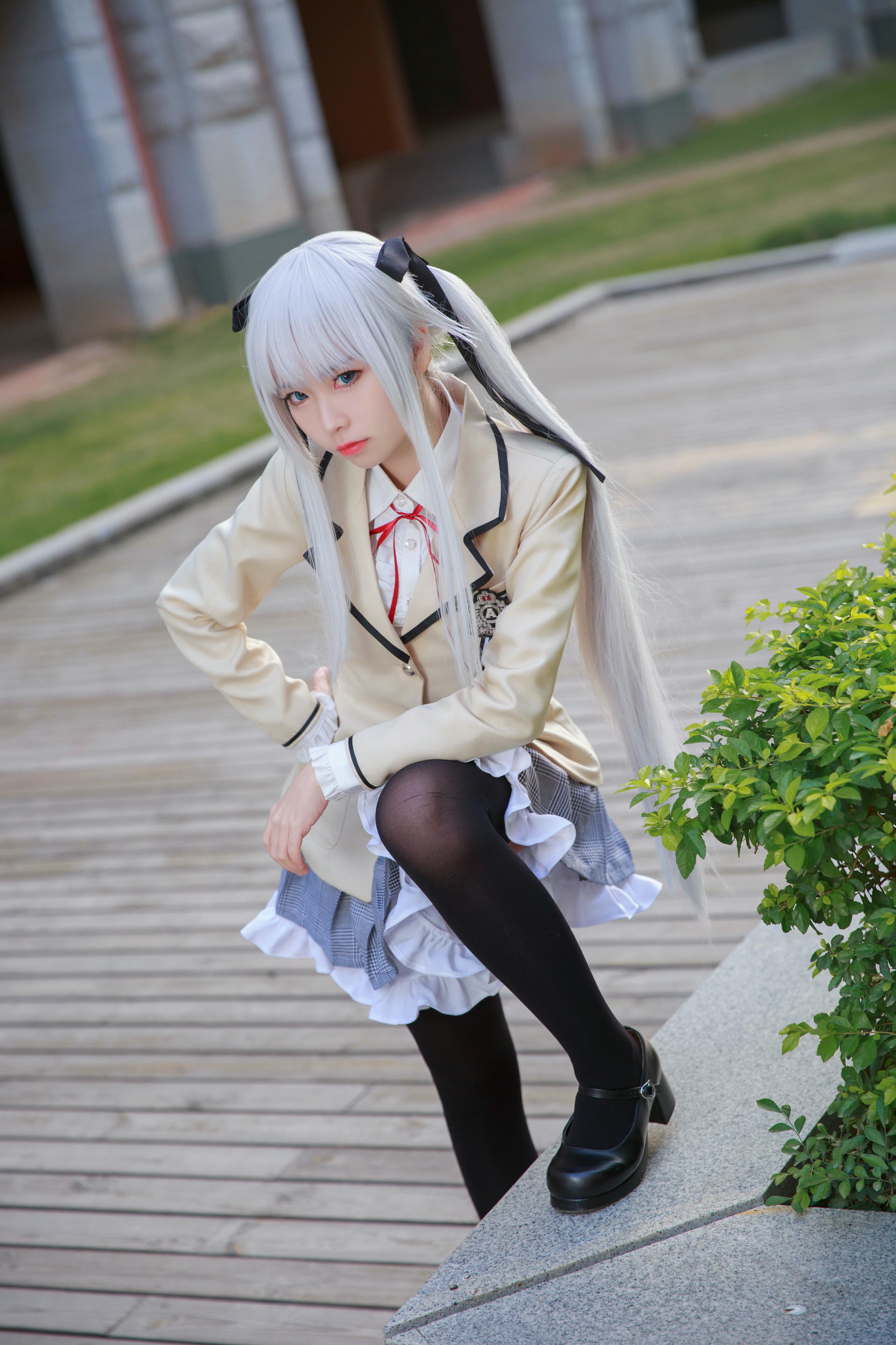 G44不会受伤 NO.016 雾枝校服 [19P-44MB]_第1集