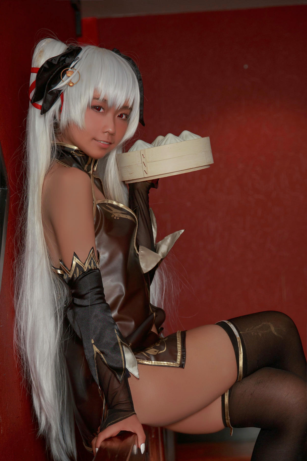 G44不会受伤 NO.024 褐色旗袍娘 [18P-57MB]_第1集