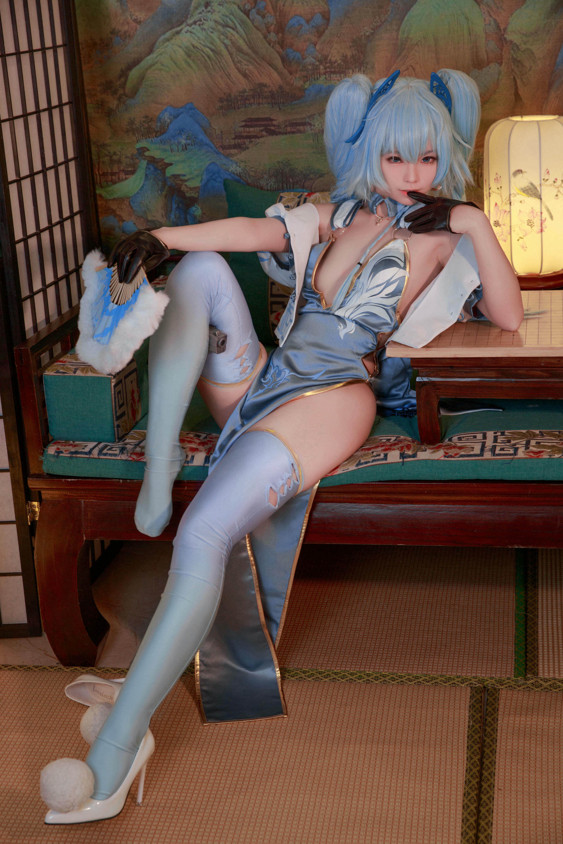 G44不会受伤 NO.003 pa15旗袍 翠雀媚 [20P-69MB]_第1集