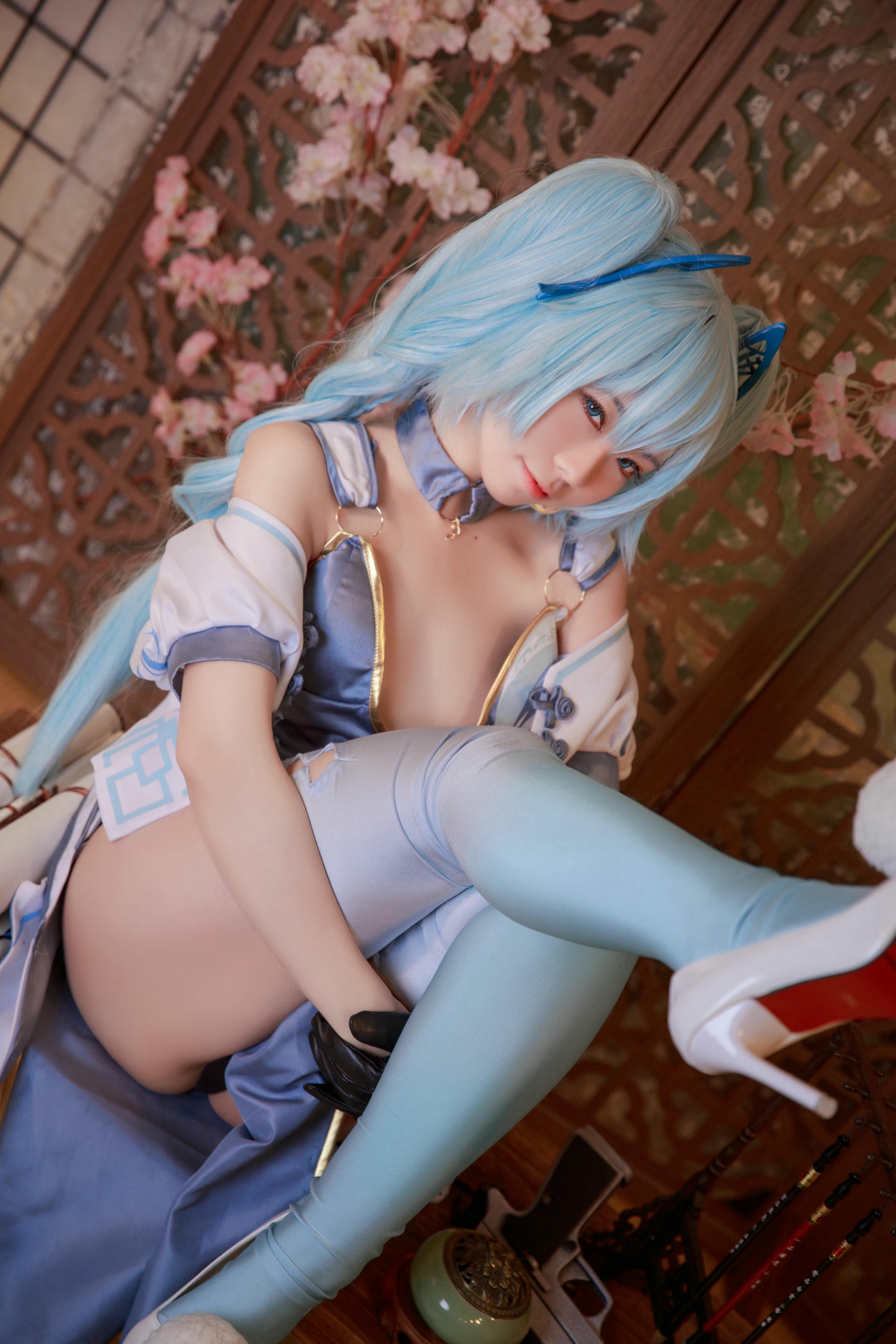 G44不会受伤 NO.003 pa15旗袍 翠雀媚 [20P-69MB]_第1集