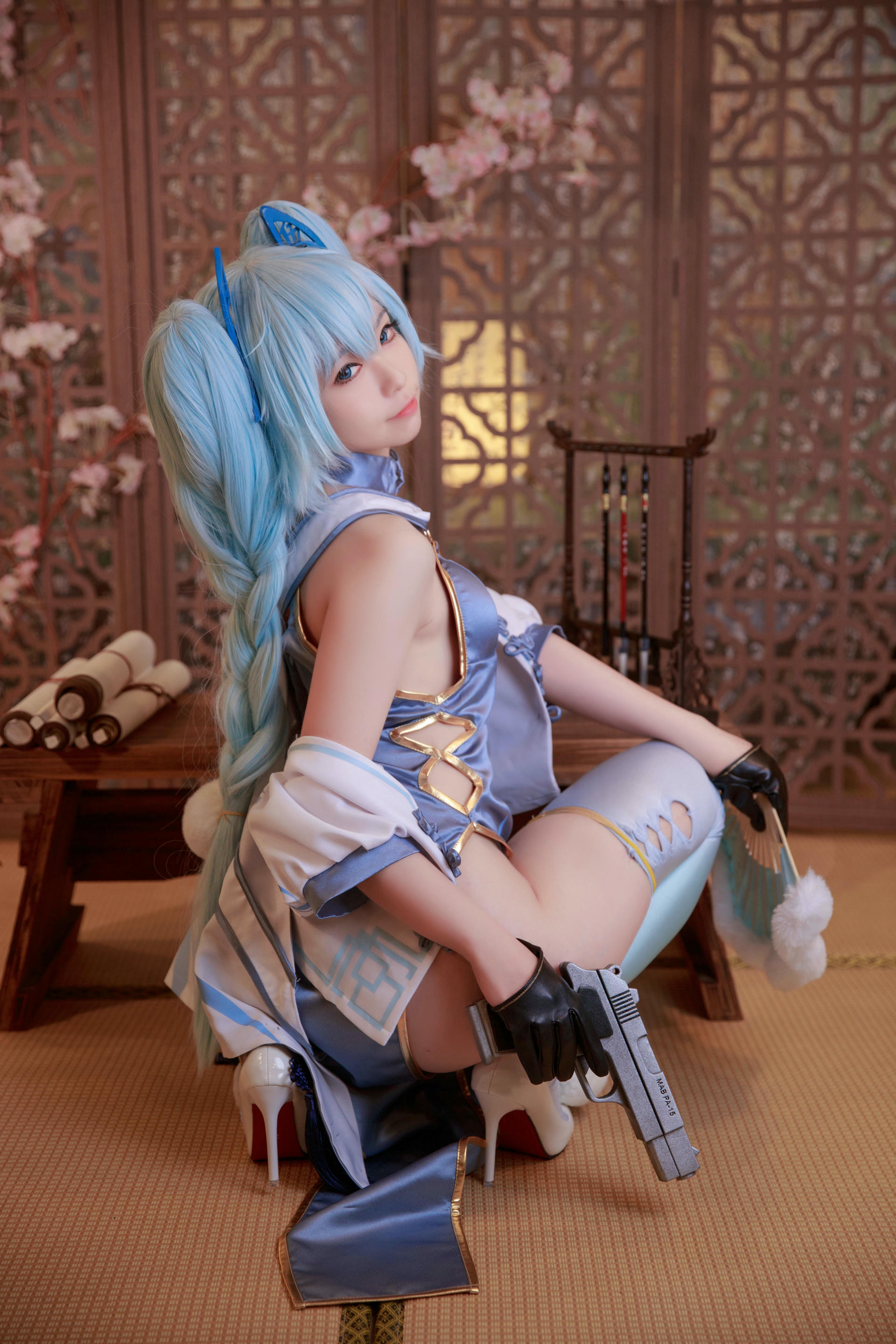 G44不会受伤 NO.003 pa15旗袍 翠雀媚 [20P-69MB]_第1集